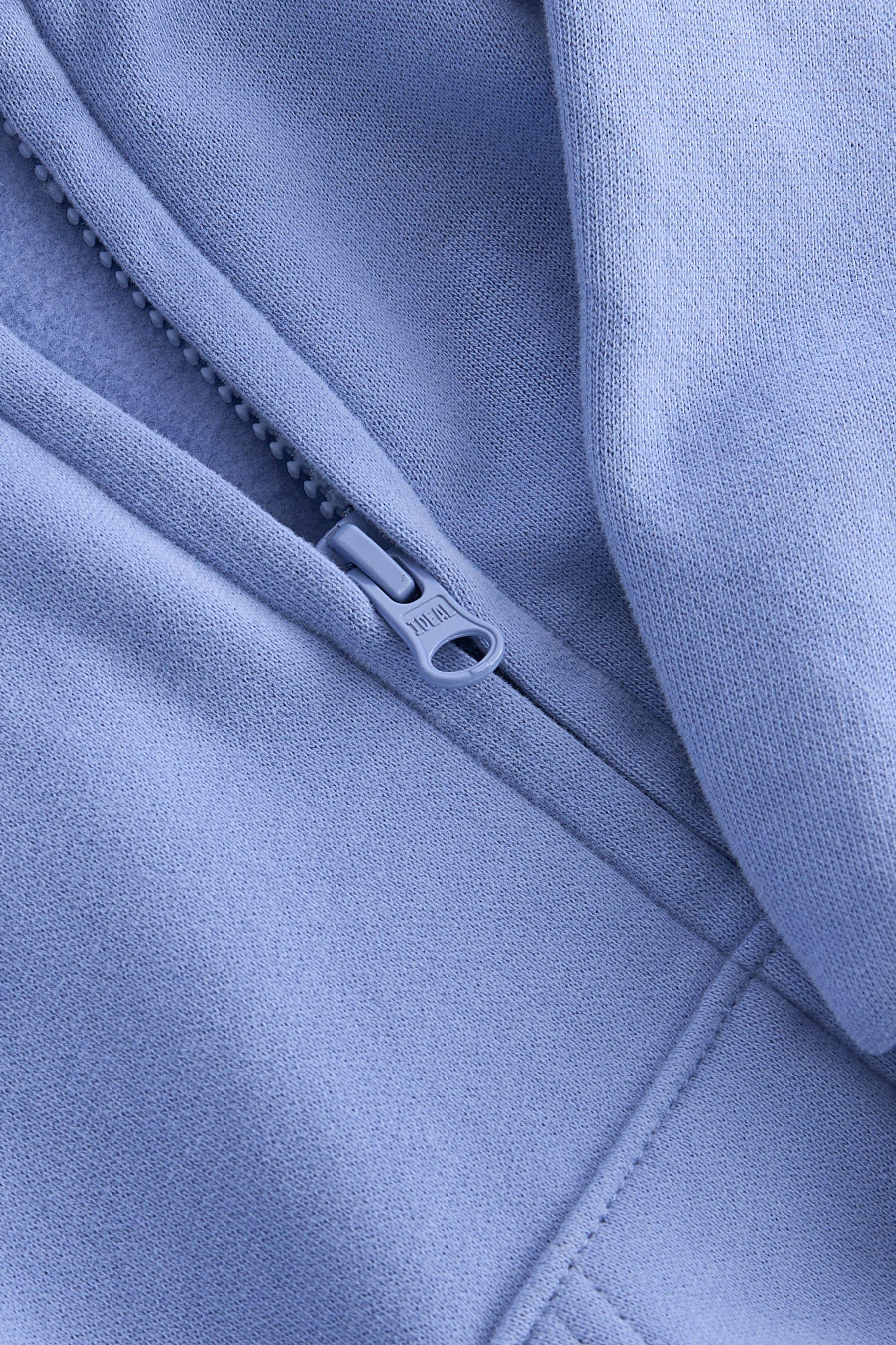 Blue Zip Through Hoodie (3mths-7yrs)