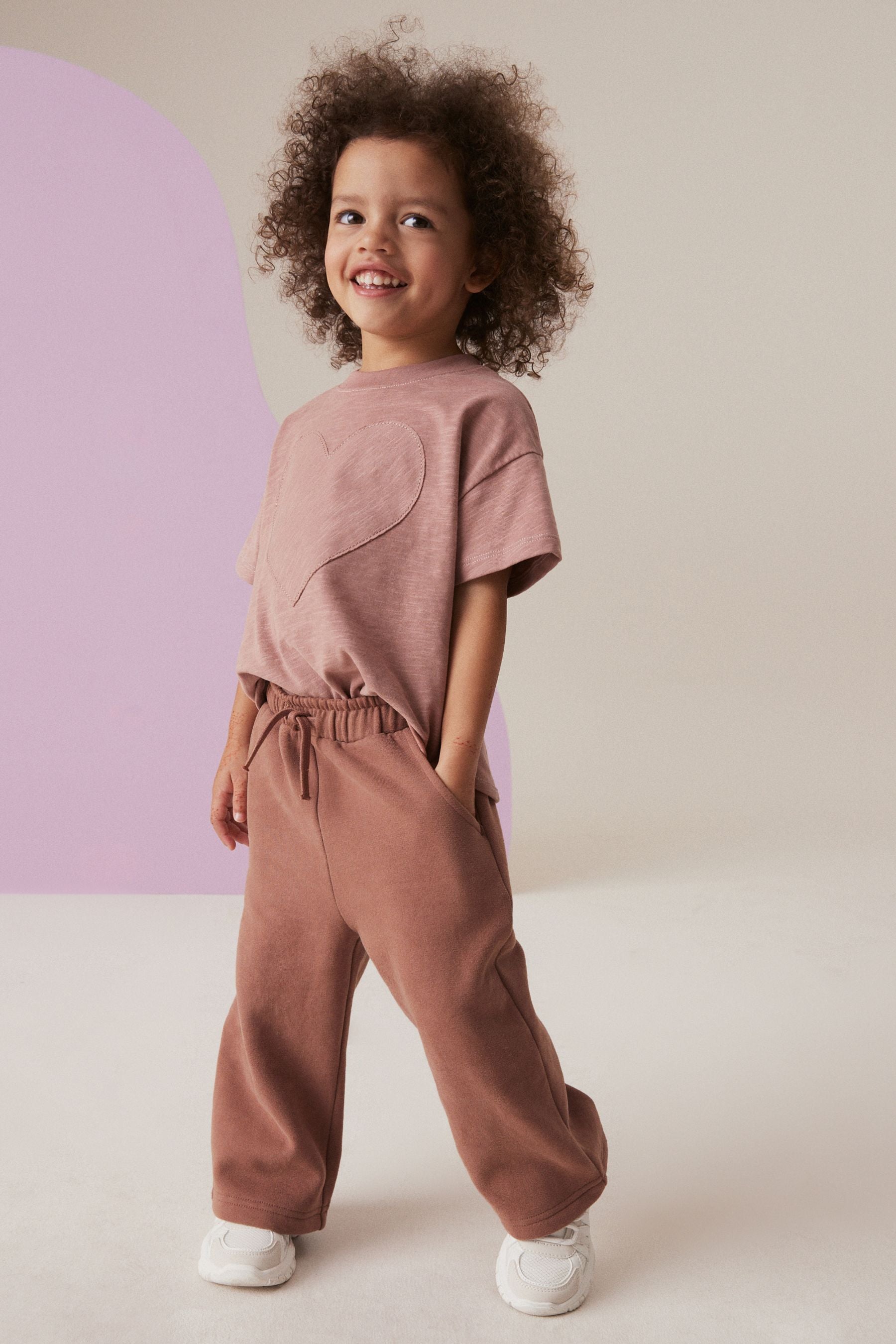 Brown Wide Leg Joggers (3mths-7yrs)