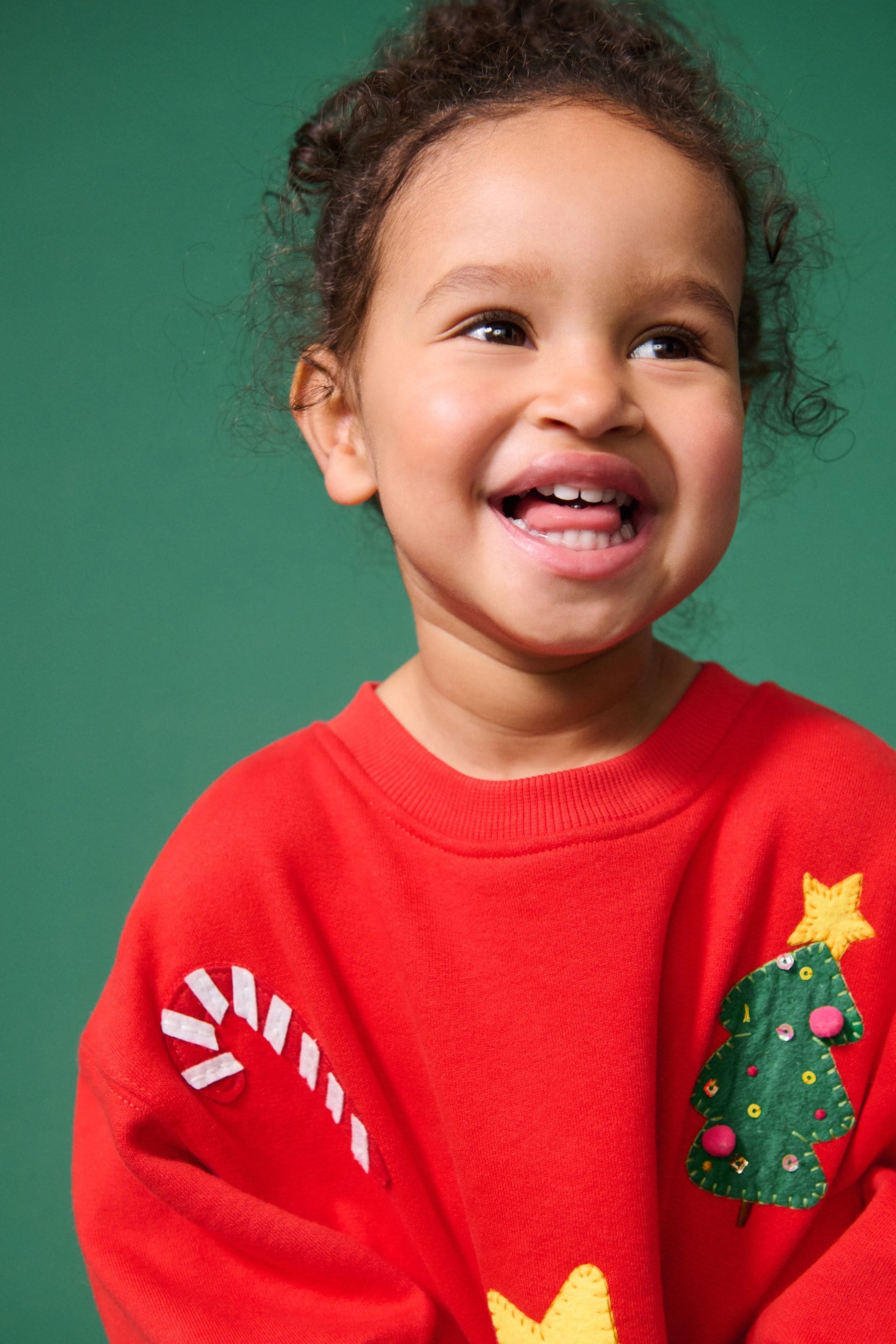 Red Christmas Sweatshirt And Leggings Set (3mths-7yrs)