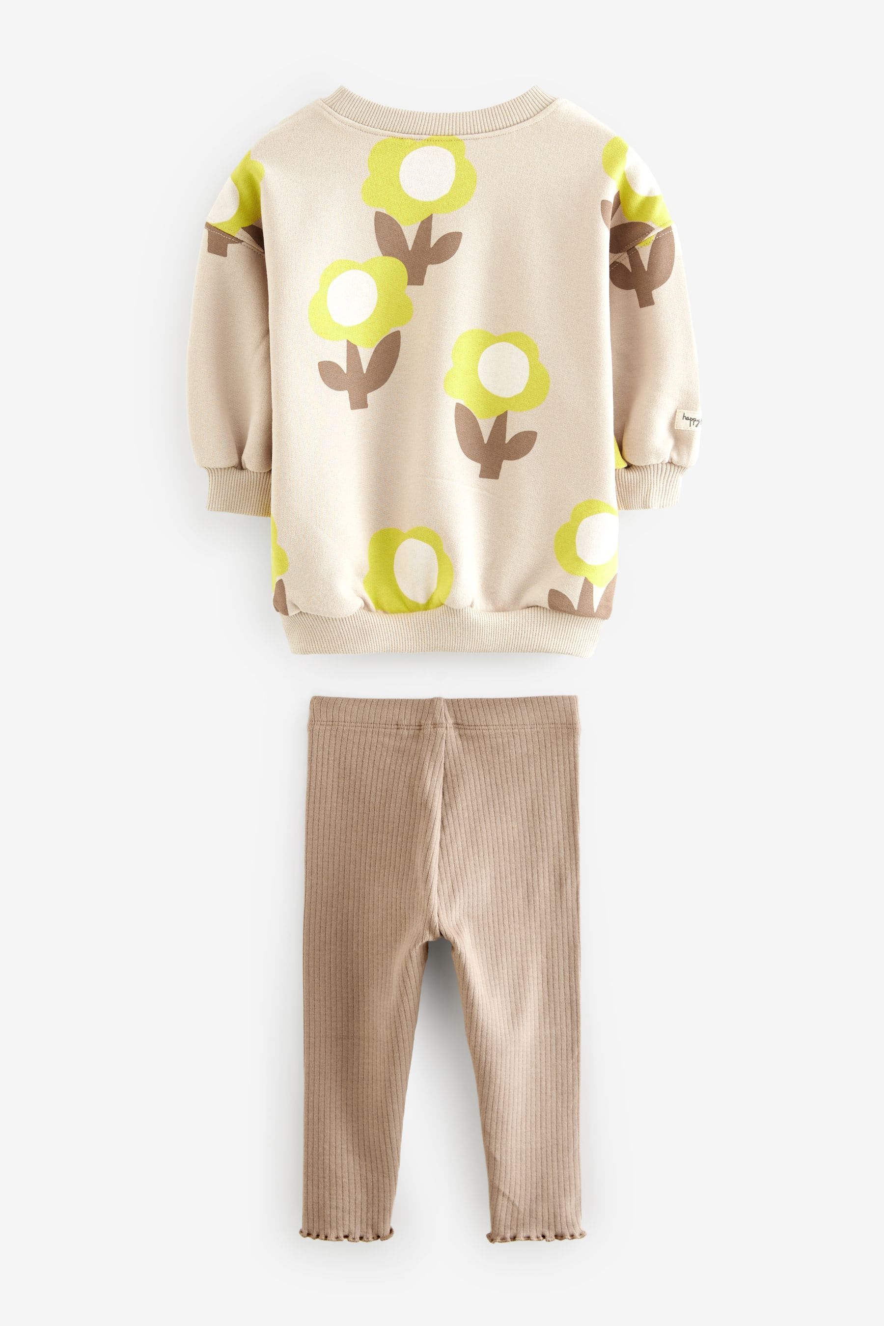 Cream Sweatshirt and Leggings Set (3mths-7yrs)