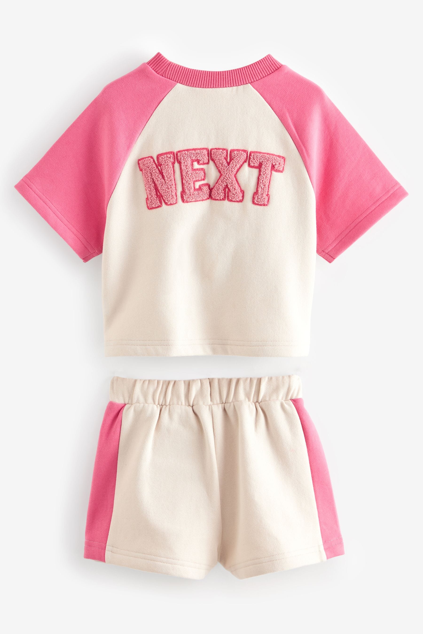 Pink T-Shirt And Shorts Set (3mths-7yrs)