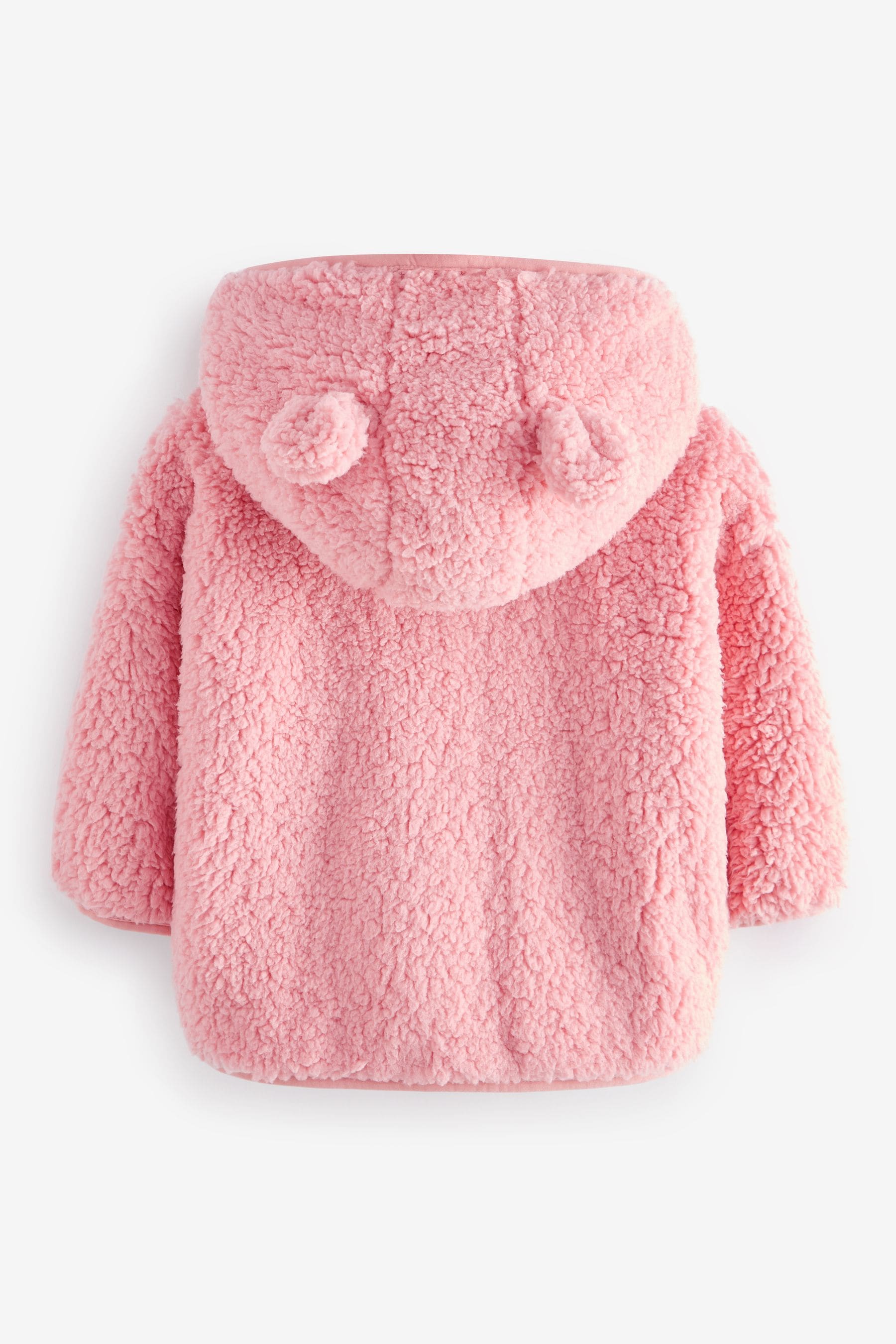 Pink Hooded Zip Fleece Jacket (3mths-7yrs)