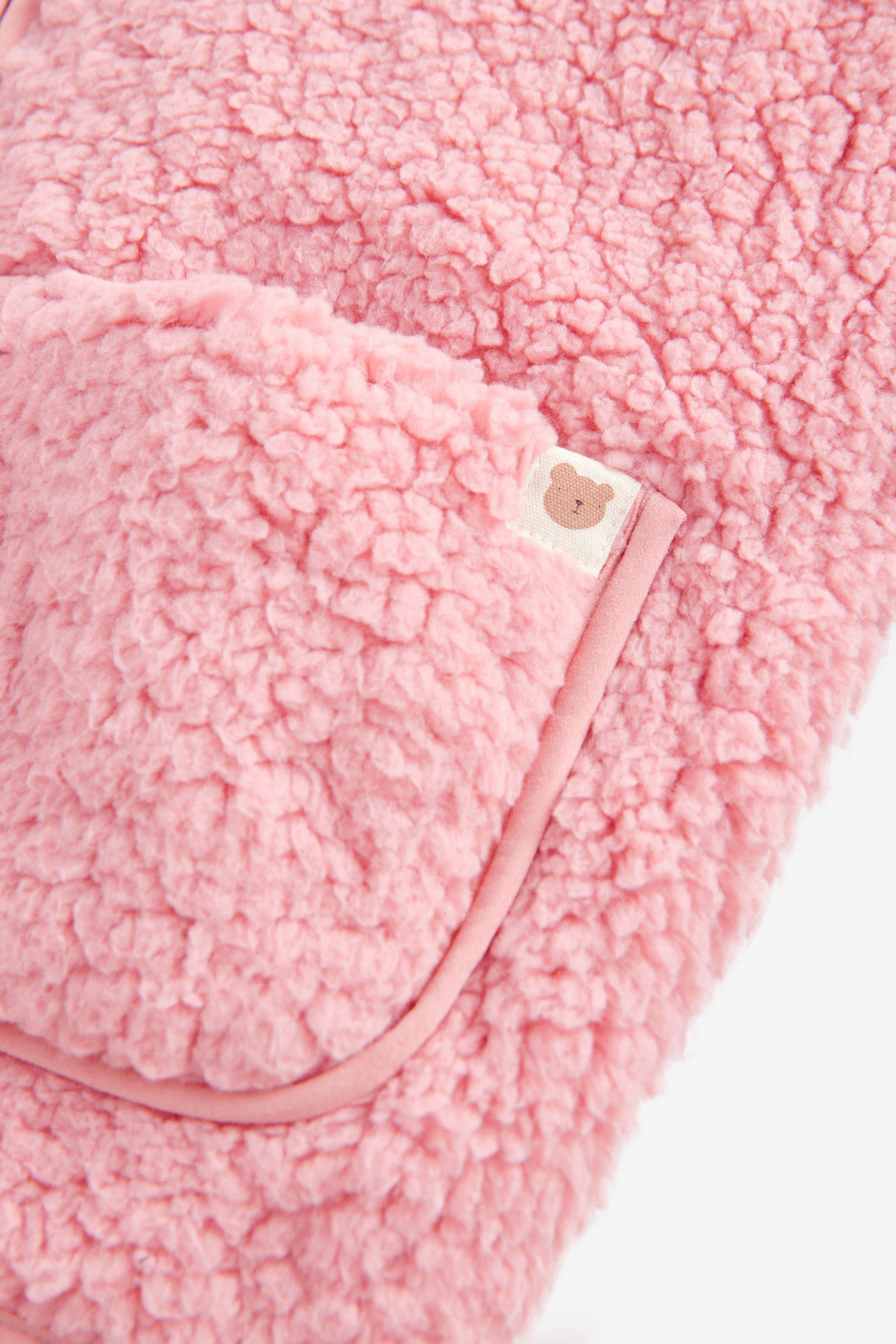 Pink Hooded Zip Fleece Jacket (3mths-7yrs)