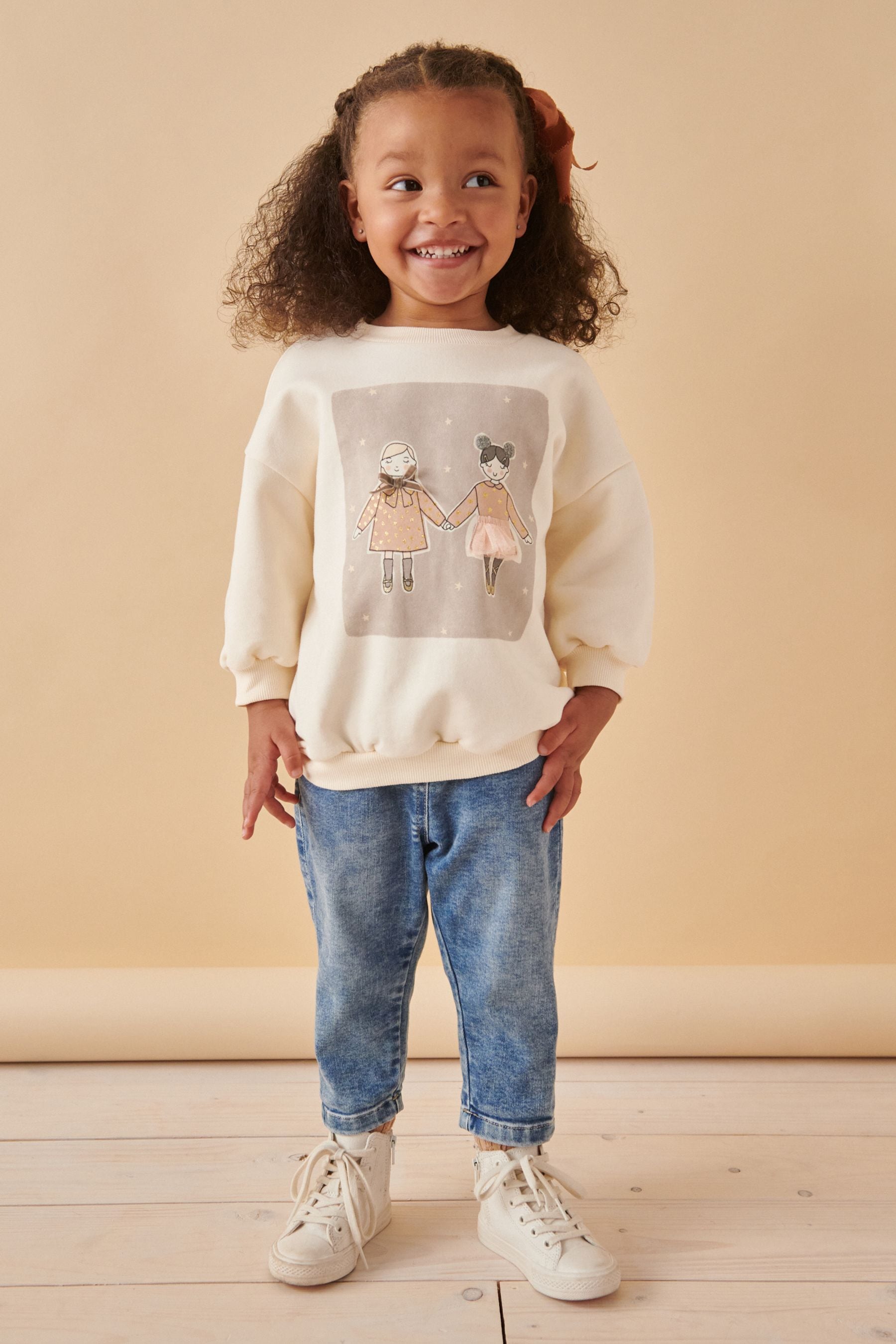 White Ground Sweatshirt (3mths-7yrs)