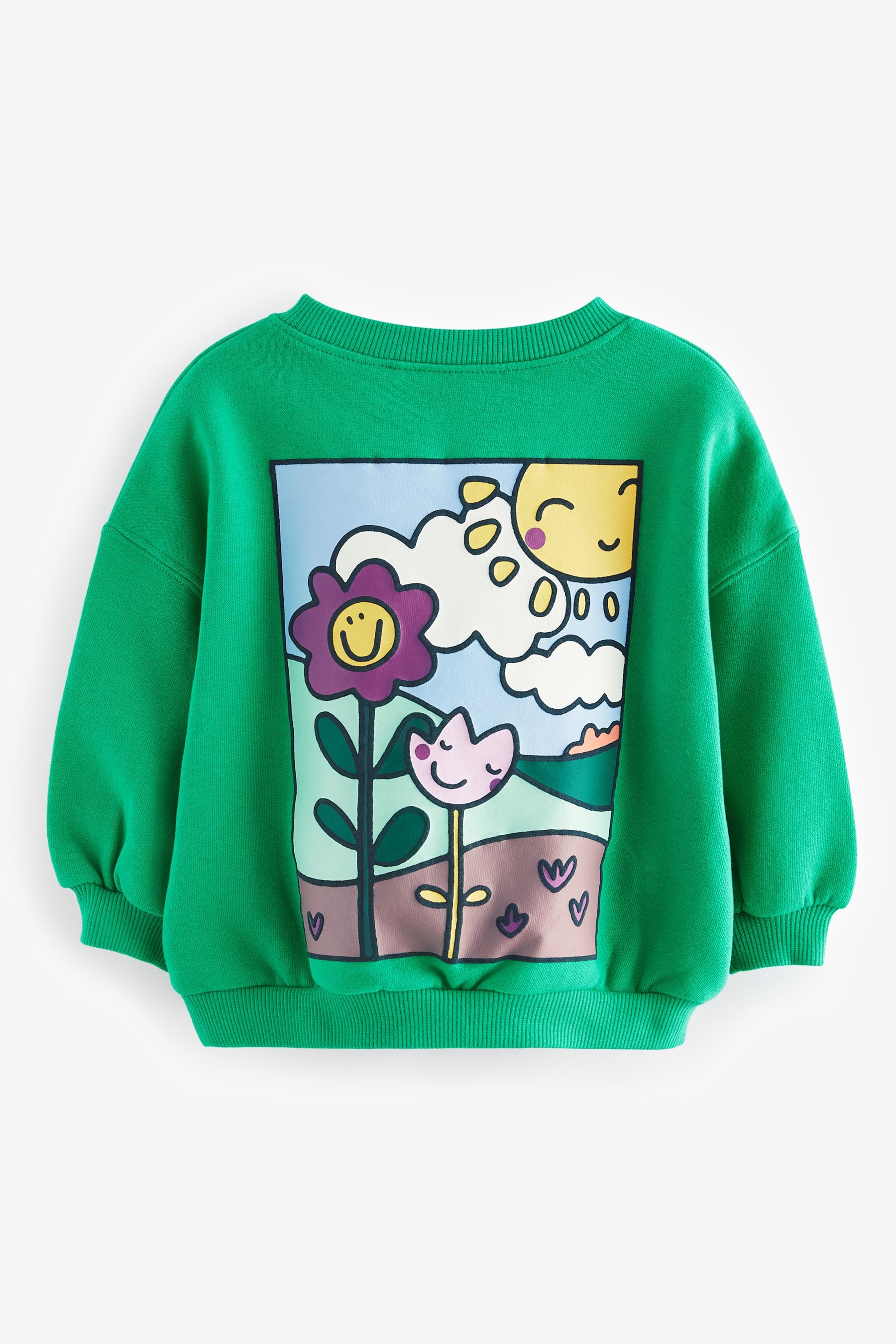 Green Sweatshirt (3mths-7yrs)