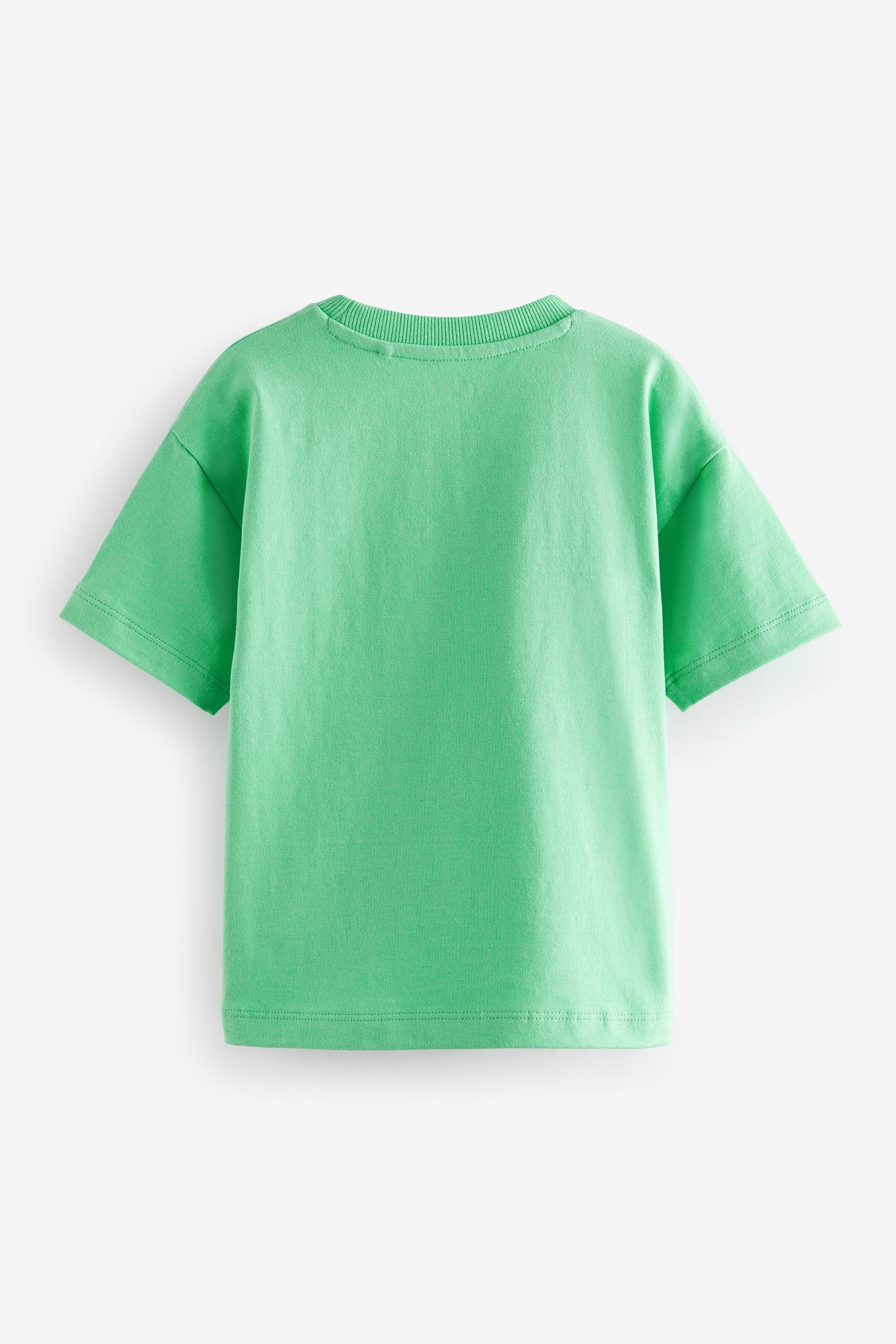 Green Alligator 100% Cotton Short Sleeve Character T-Shirt (3mths-7yrs)