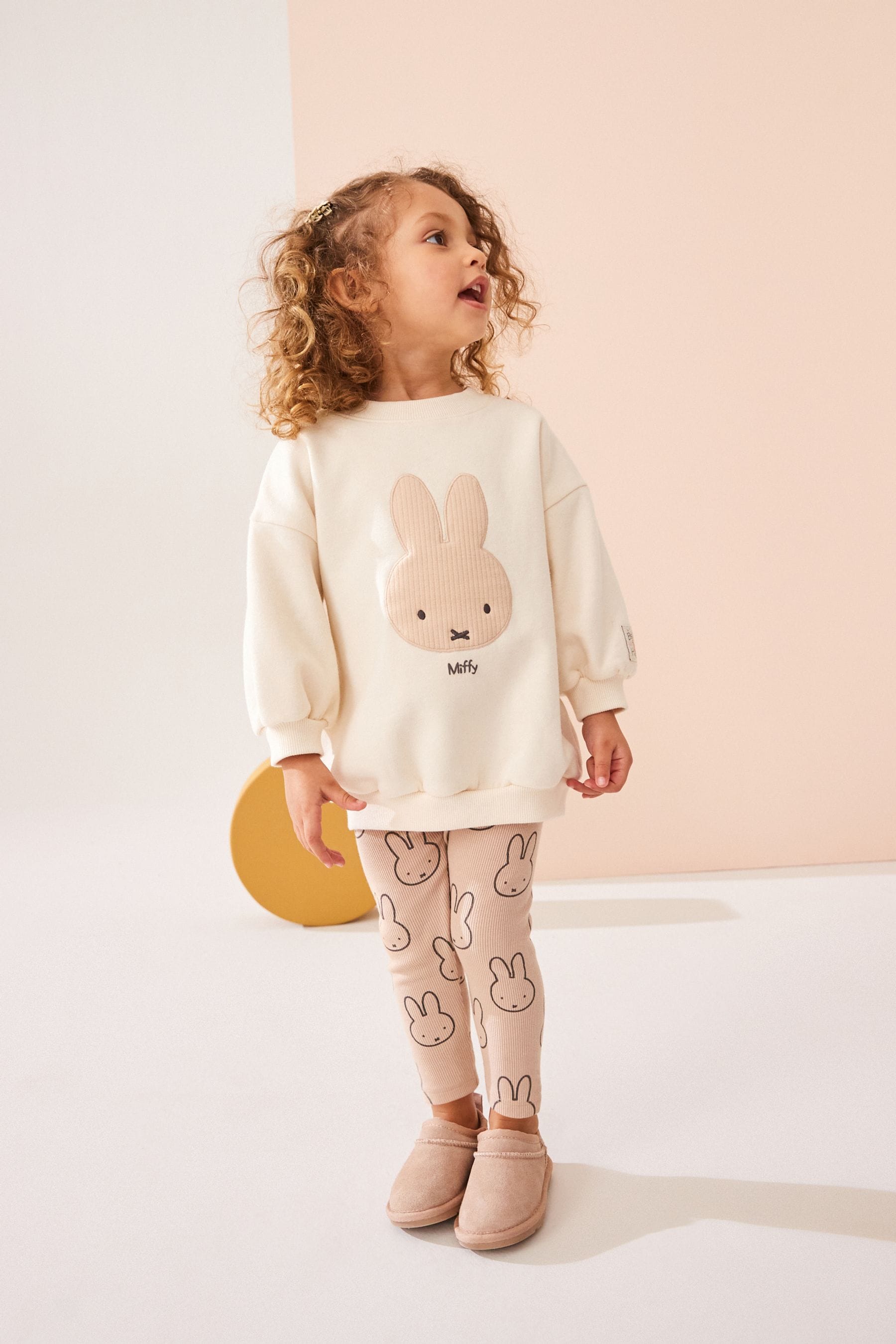 Neutral Miffy Sweatshirt & Leggings Set (3mths-7yrs)