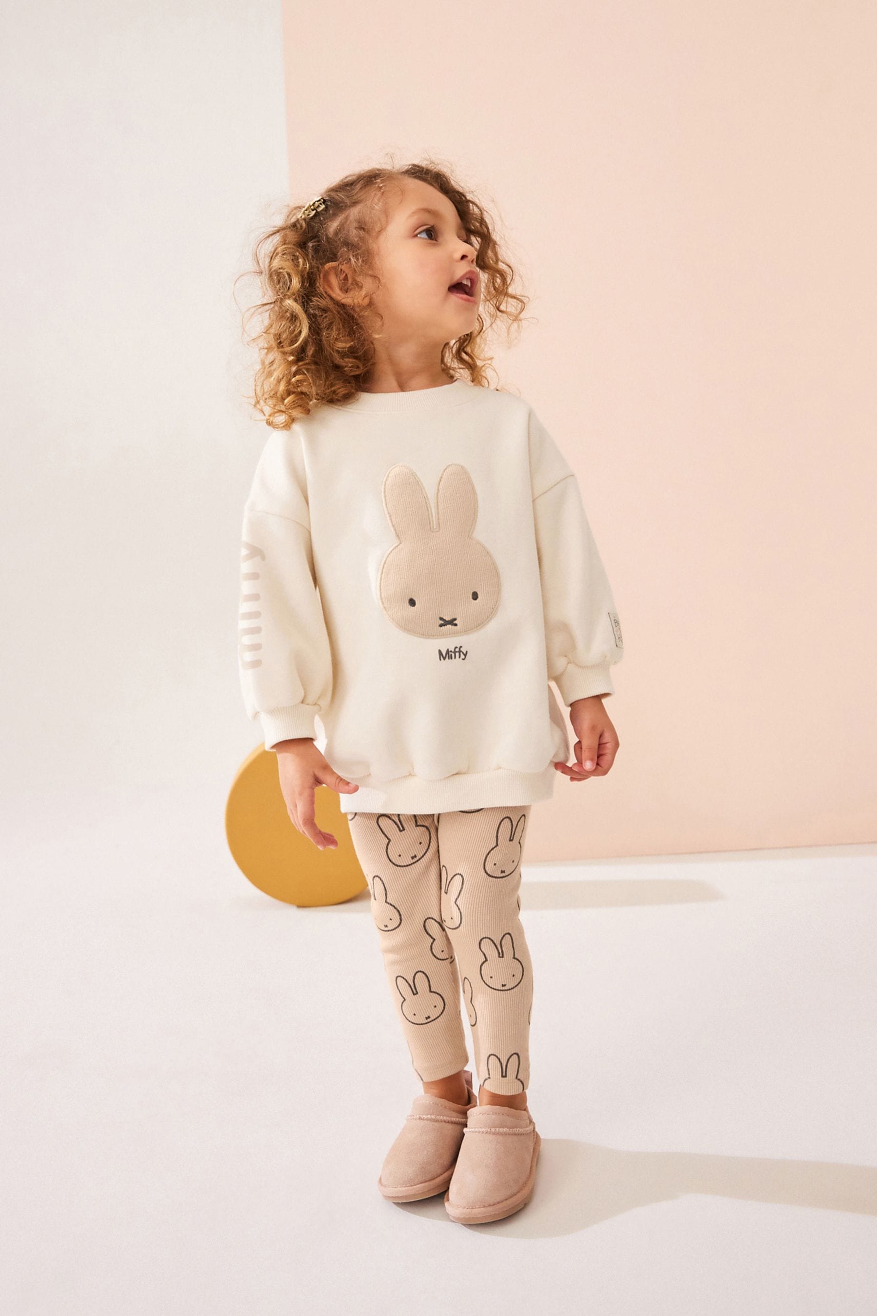 Neutral Miffy Sweatshirt & Leggings Set (3mths-7yrs)