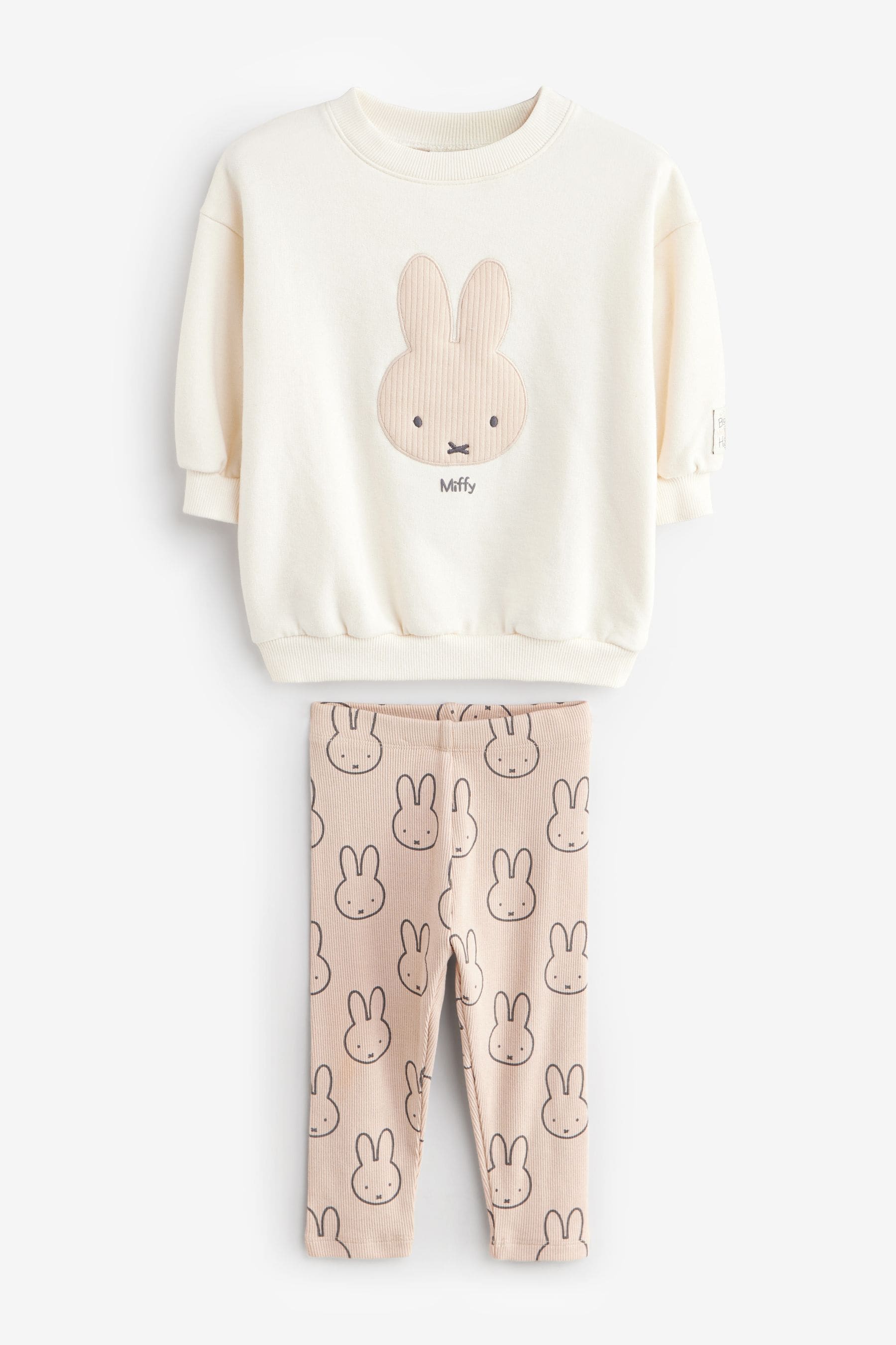 Neutral Miffy Sweatshirt & Leggings Set (3mths-7yrs)