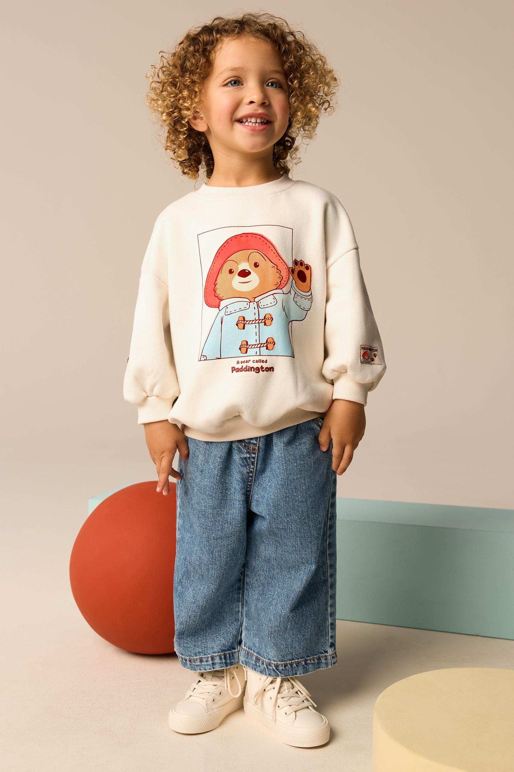 Cream Paddington Bear Sweatshirt (3mths-7yrs)