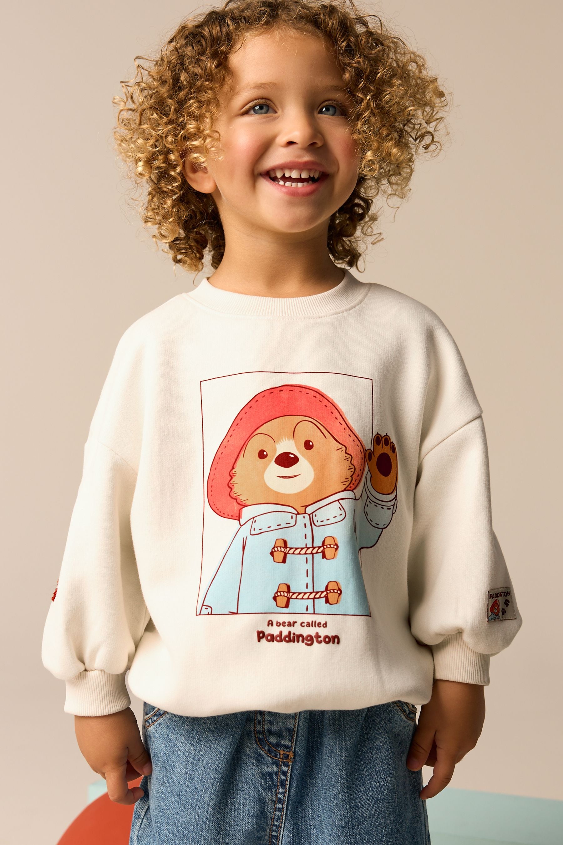 Cream Paddington Bear Sweatshirt (3mths-7yrs)