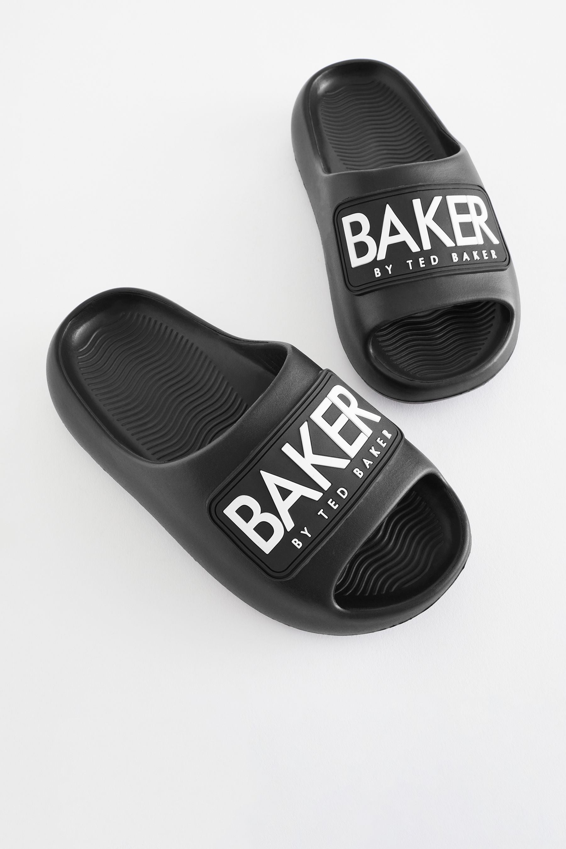 Baker by Ted Baker Boys Black Sliders