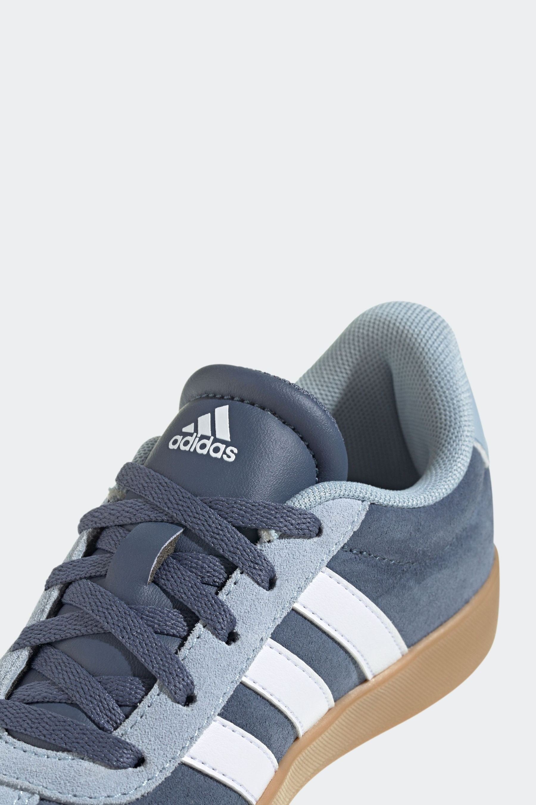 Blue/Brown adidas Junior Sportswear VL Court Trainers