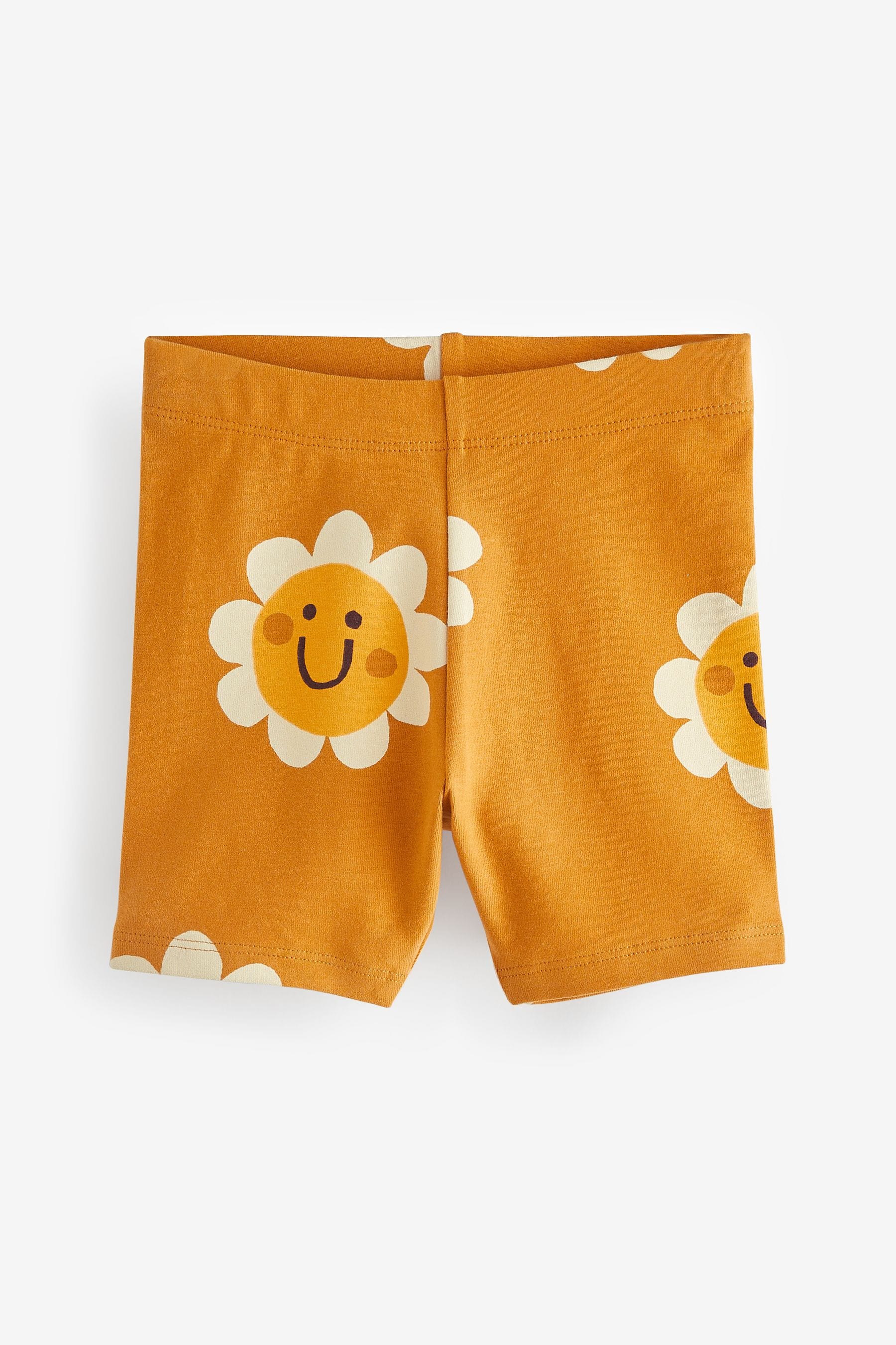 Orange Cycle Shorts 4 Pack (3mths-7yrs)