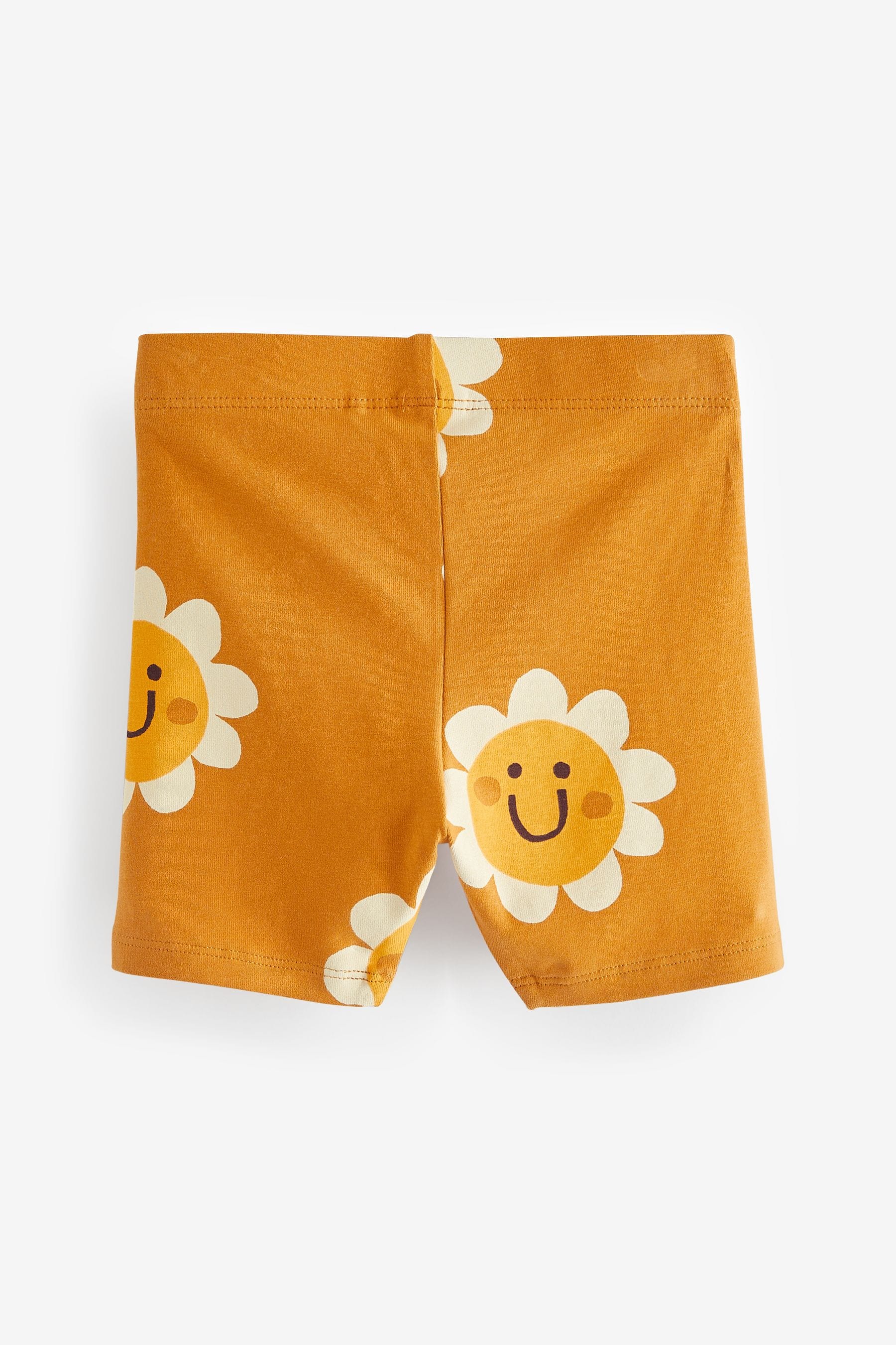 Orange Cycle Shorts 4 Pack (3mths-7yrs)