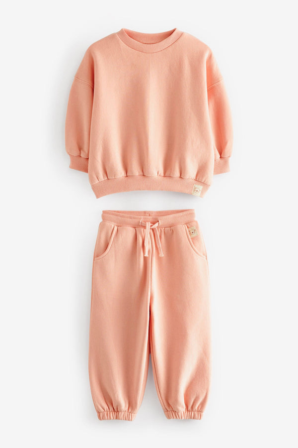 Pink Sweat Top and Jogger Set (3mths-7yrs)