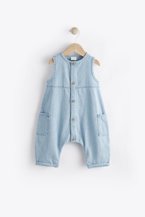 Denim Baby 100% Cotton Jumpsuit (0mths-2yrs)