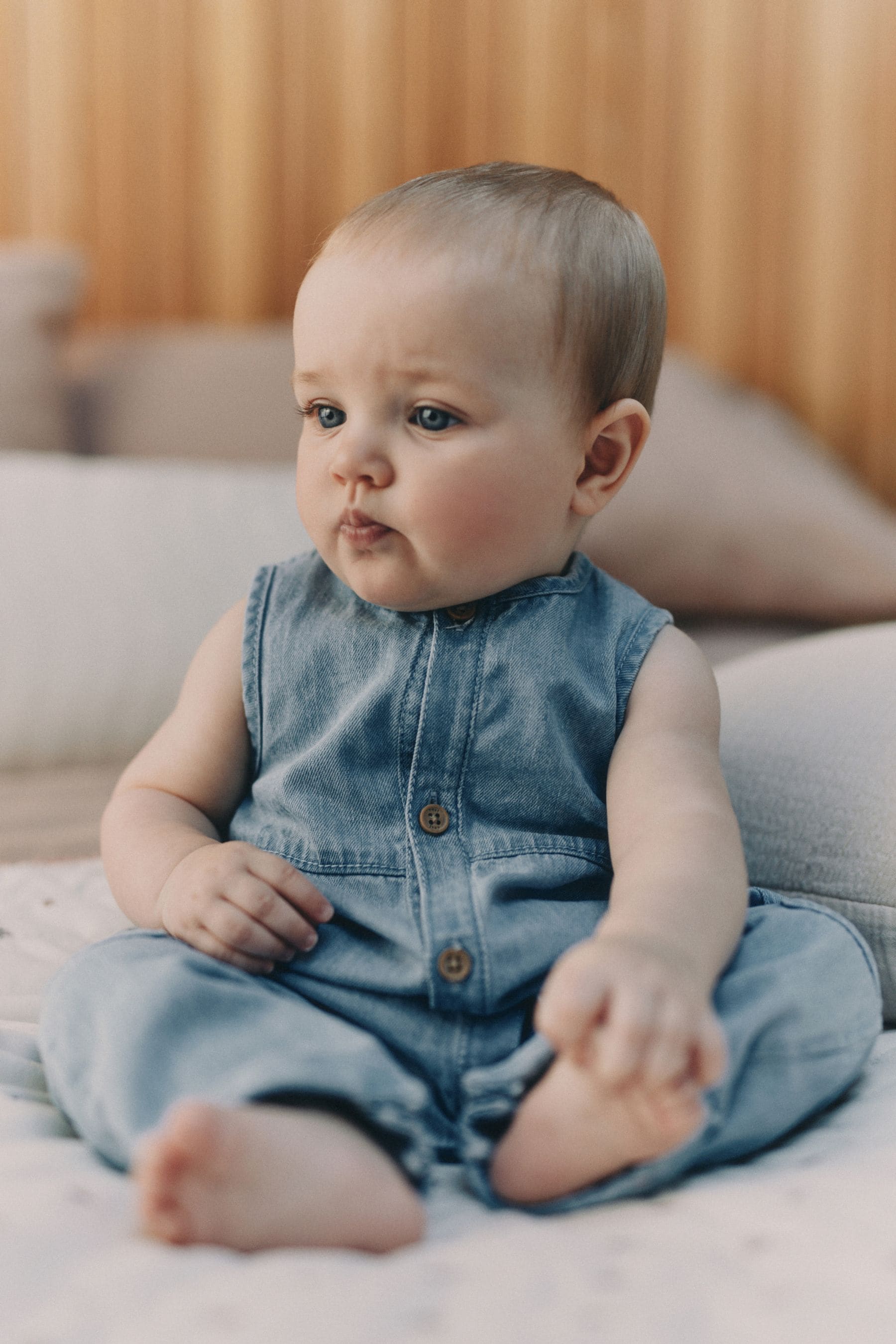 Denim Baby 100% Cotton Jumpsuit (0mths-2yrs)