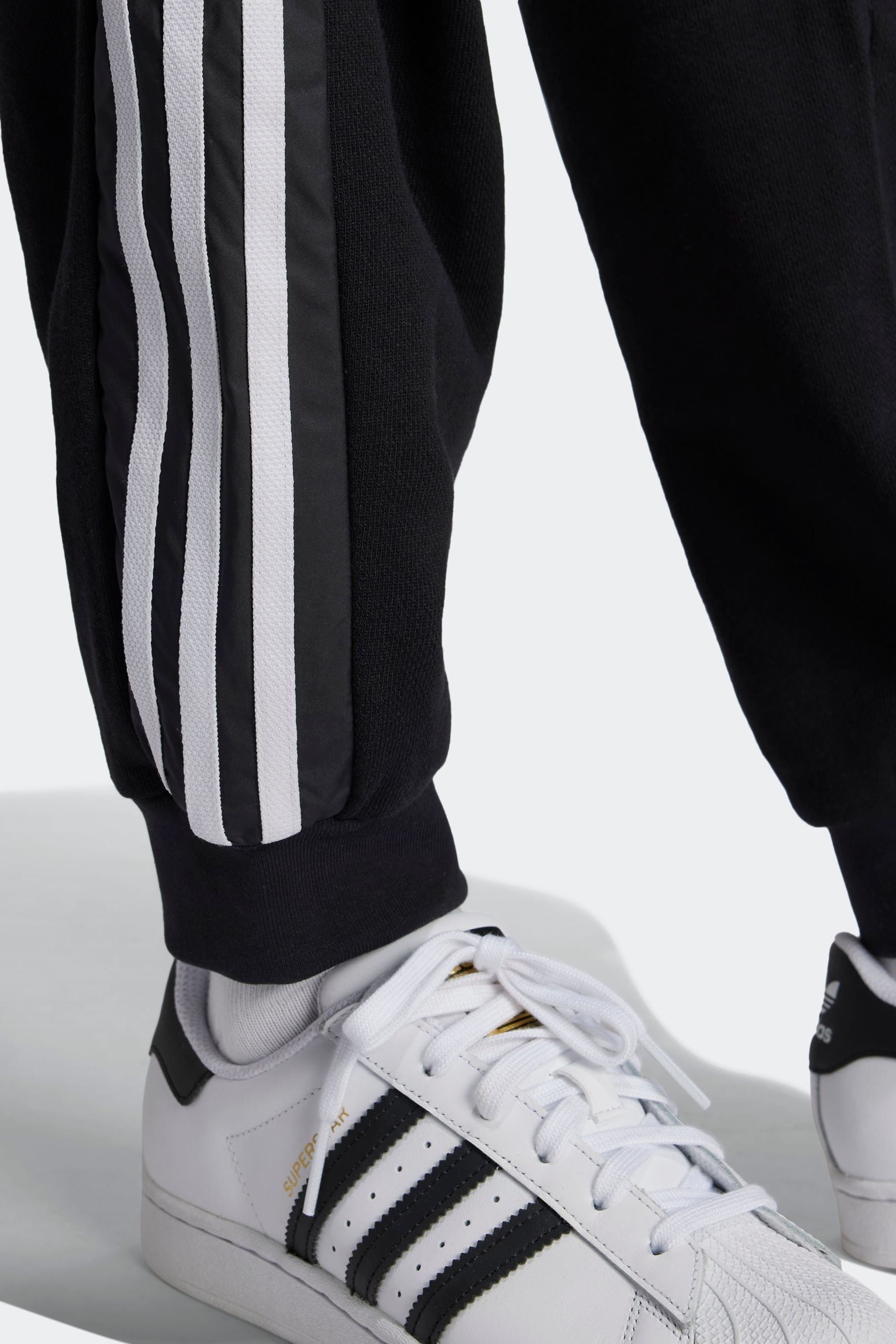 adidas Black 100% Cotton Joggers