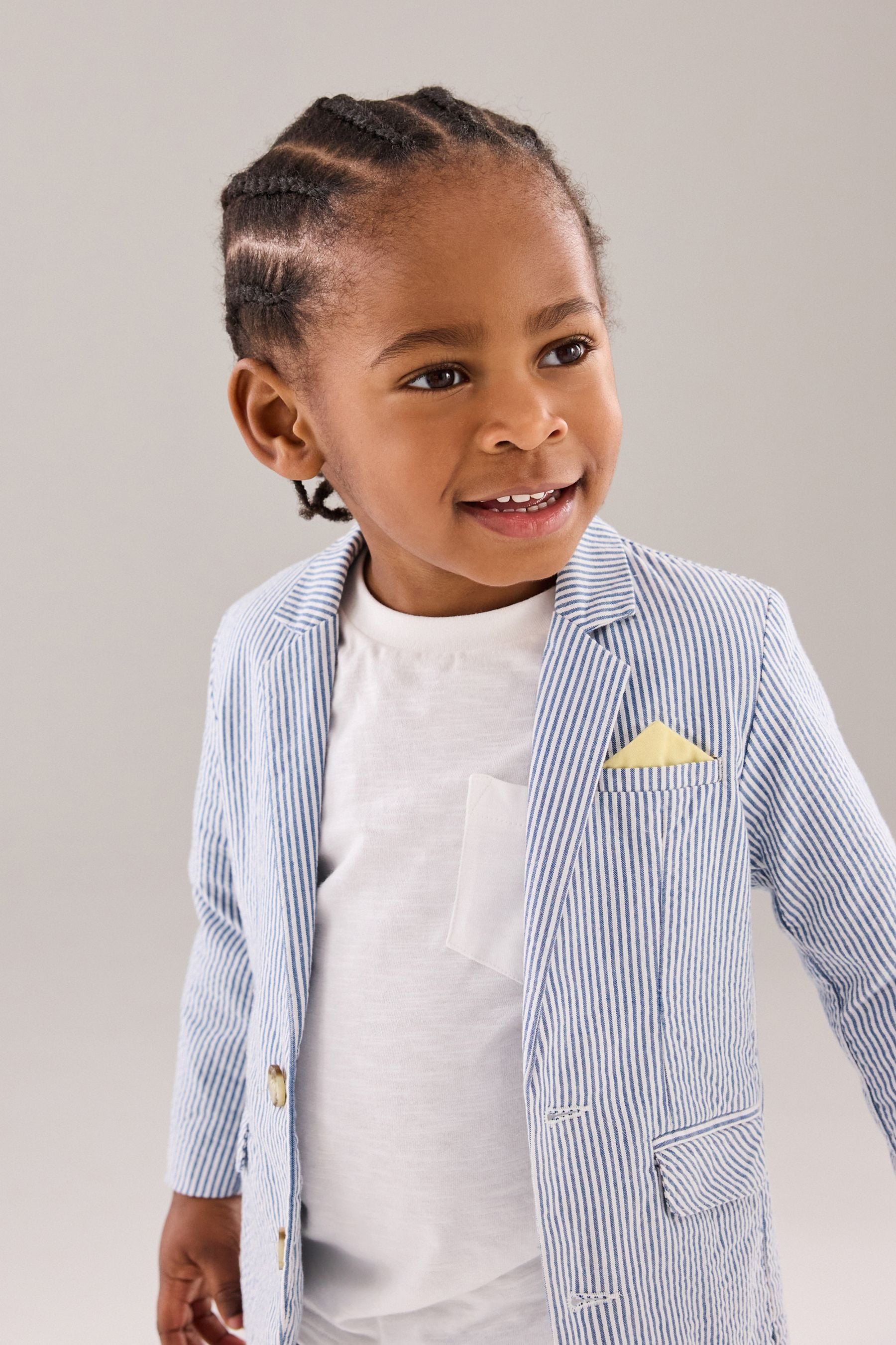 Ticking Stripe Blazer (3mths-9yrs)