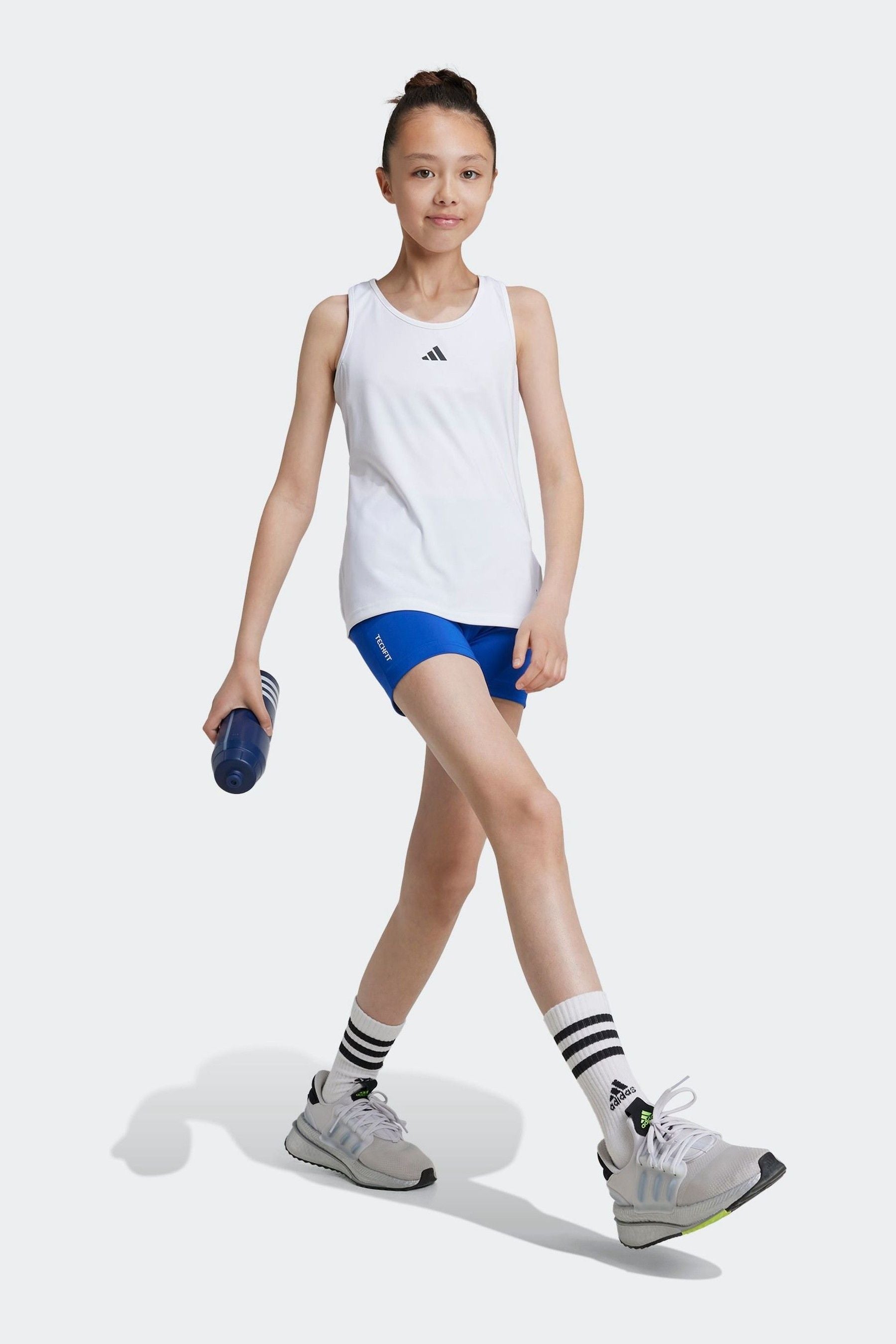 adidas White Techfit Vest Kids