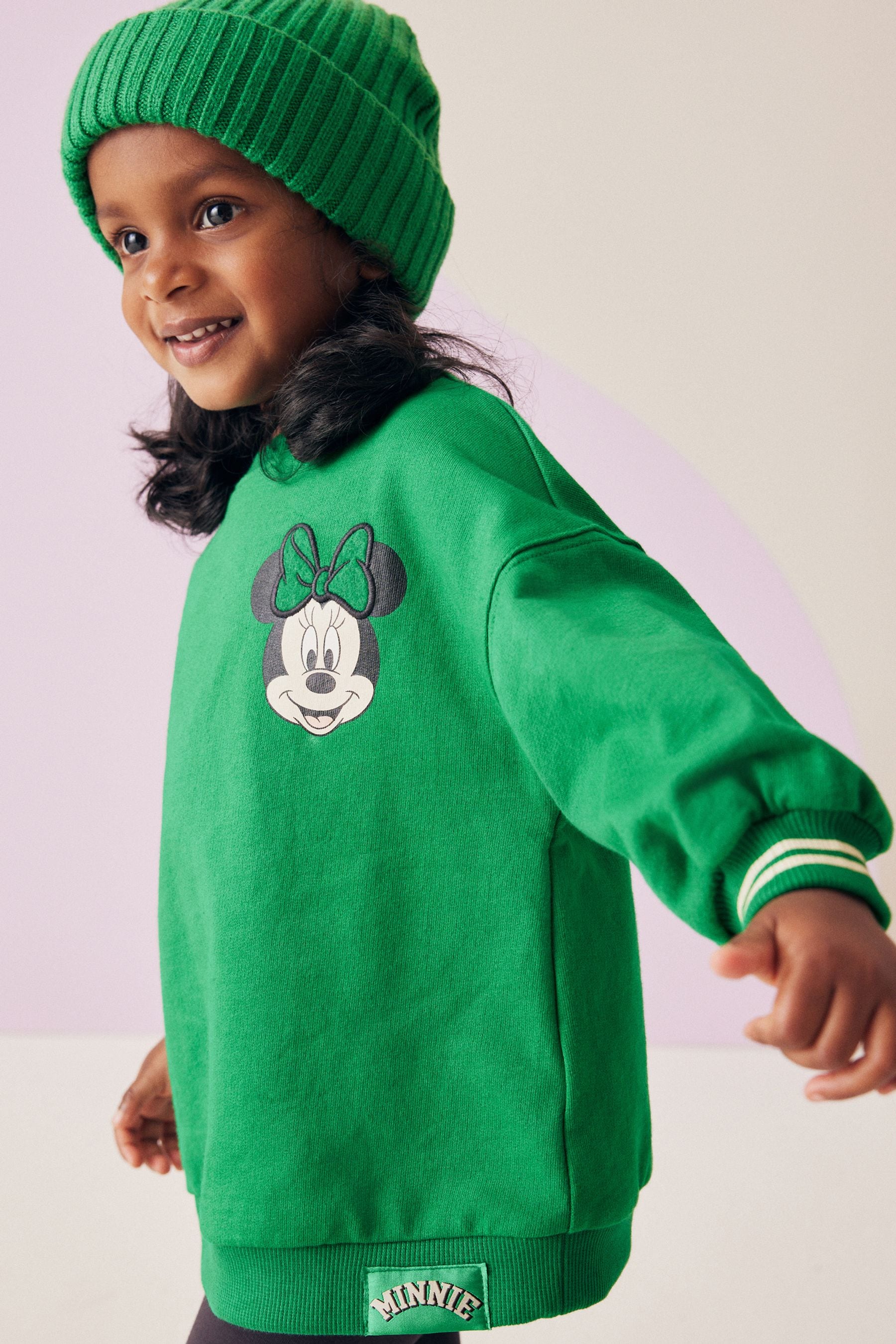 Green Disney Minnie Mouse Long Sleeve Top and Leggings Set (3mths-7yrs)