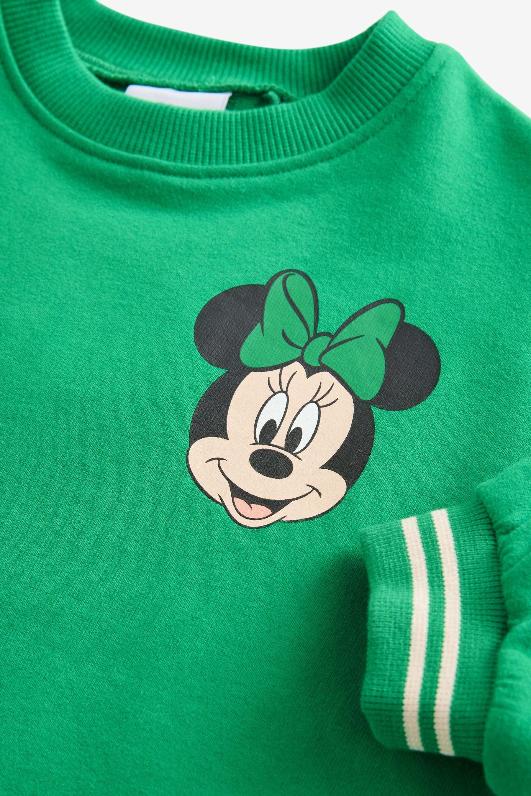 Green Disney Minnie Mouse Long Sleeve Top and Leggings Set (3mths-7yrs)