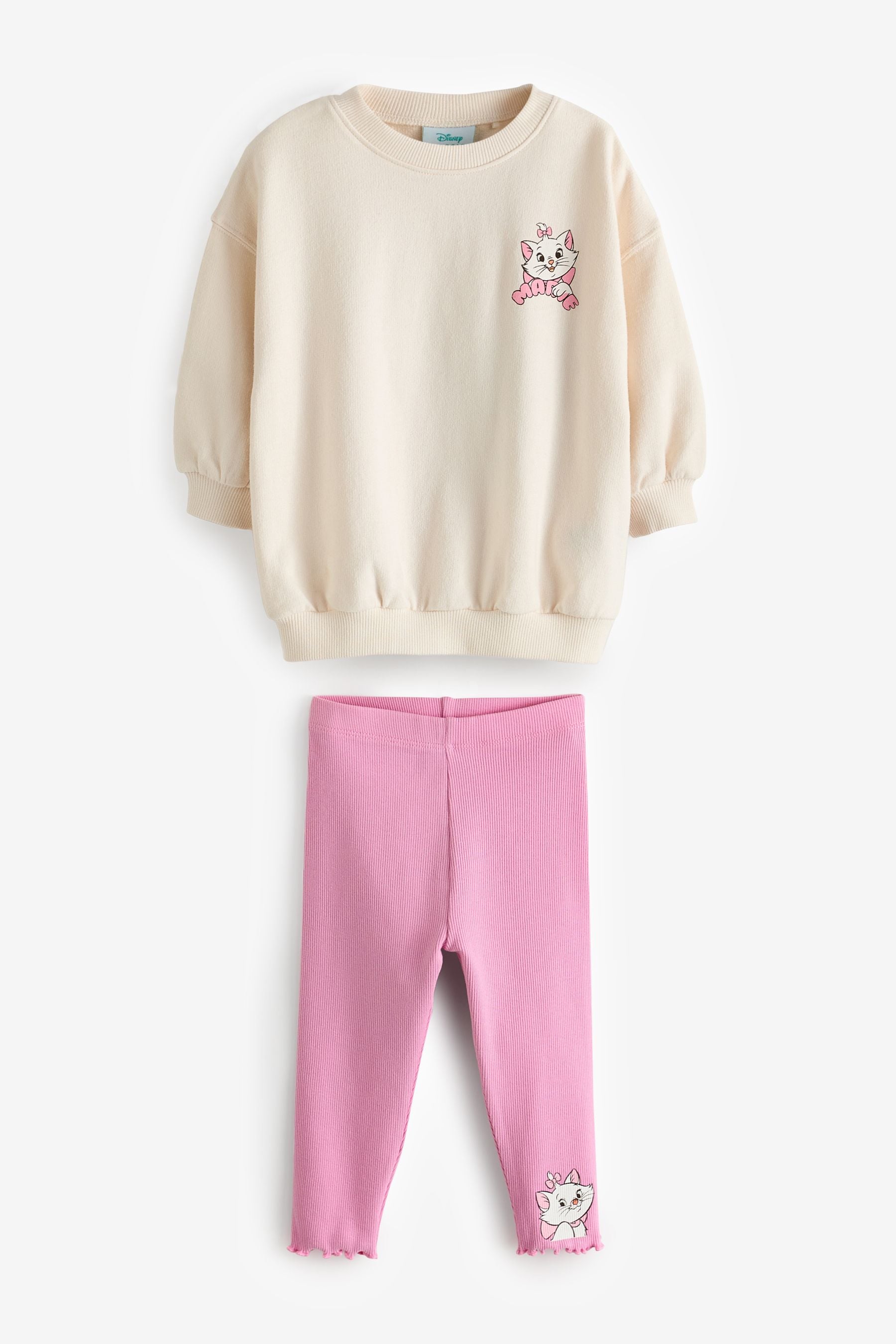 Pink Disney Aristocats Long Sleeve T-Shirt And Legging Set (3mths-7yrs)