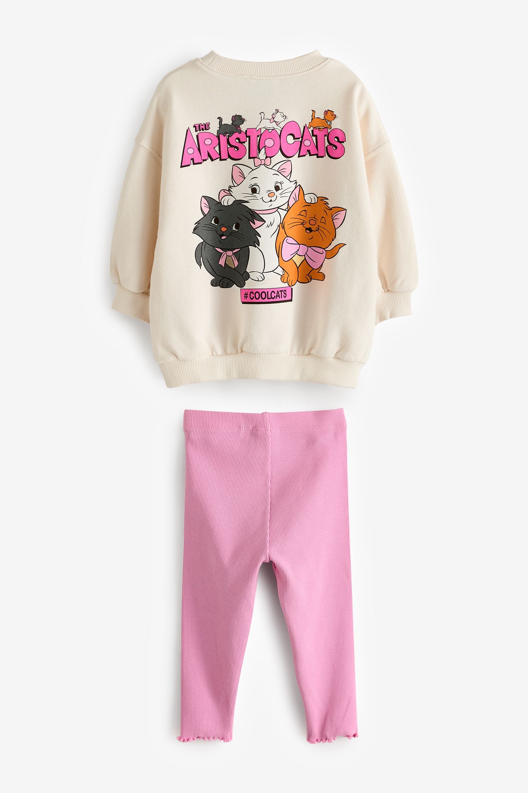 Pink Disney Aristocats Long Sleeve T-Shirt And Legging Set (3mths-7yrs)