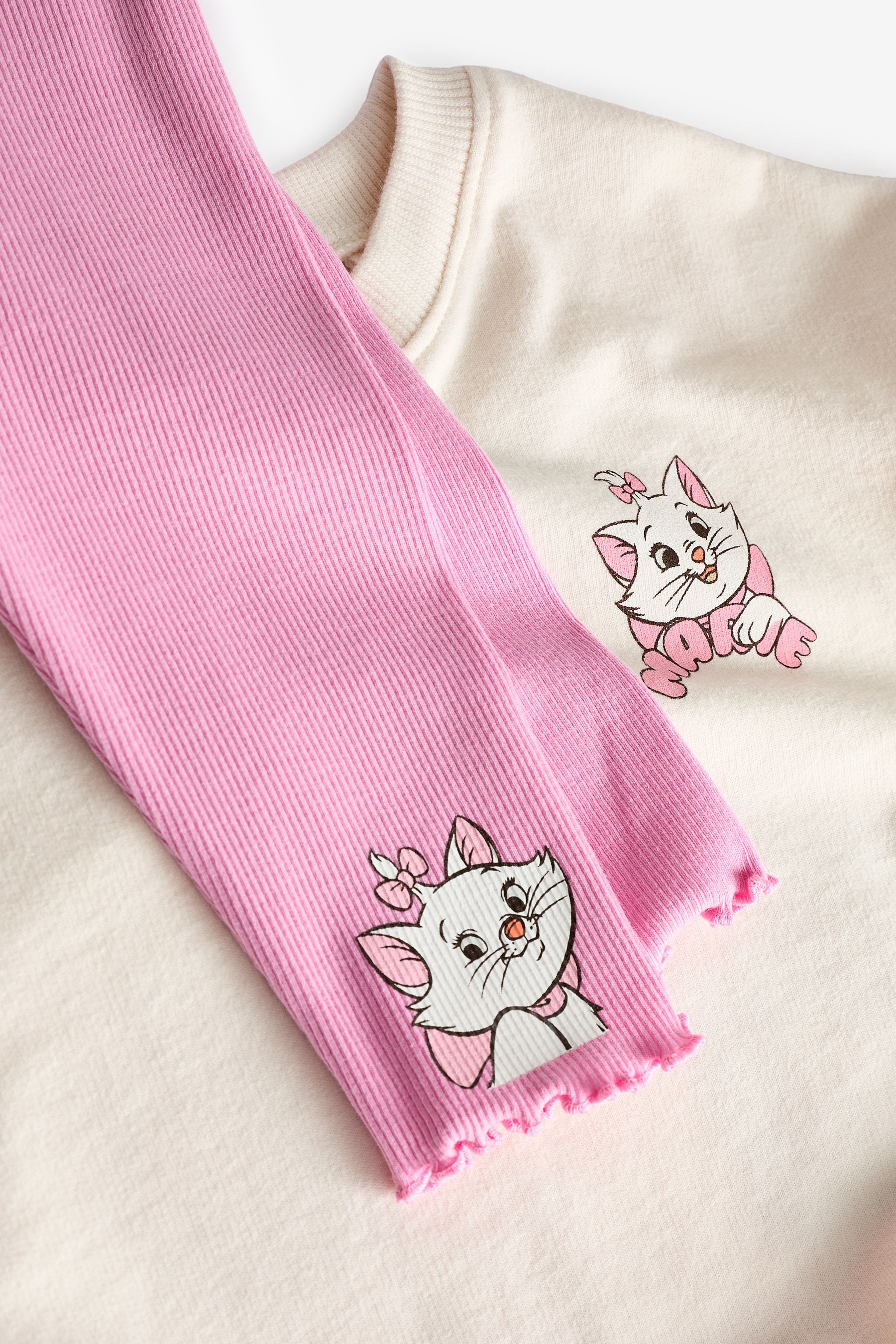 Pink Disney Aristocats Long Sleeve T-Shirt And Legging Set (3mths-7yrs)