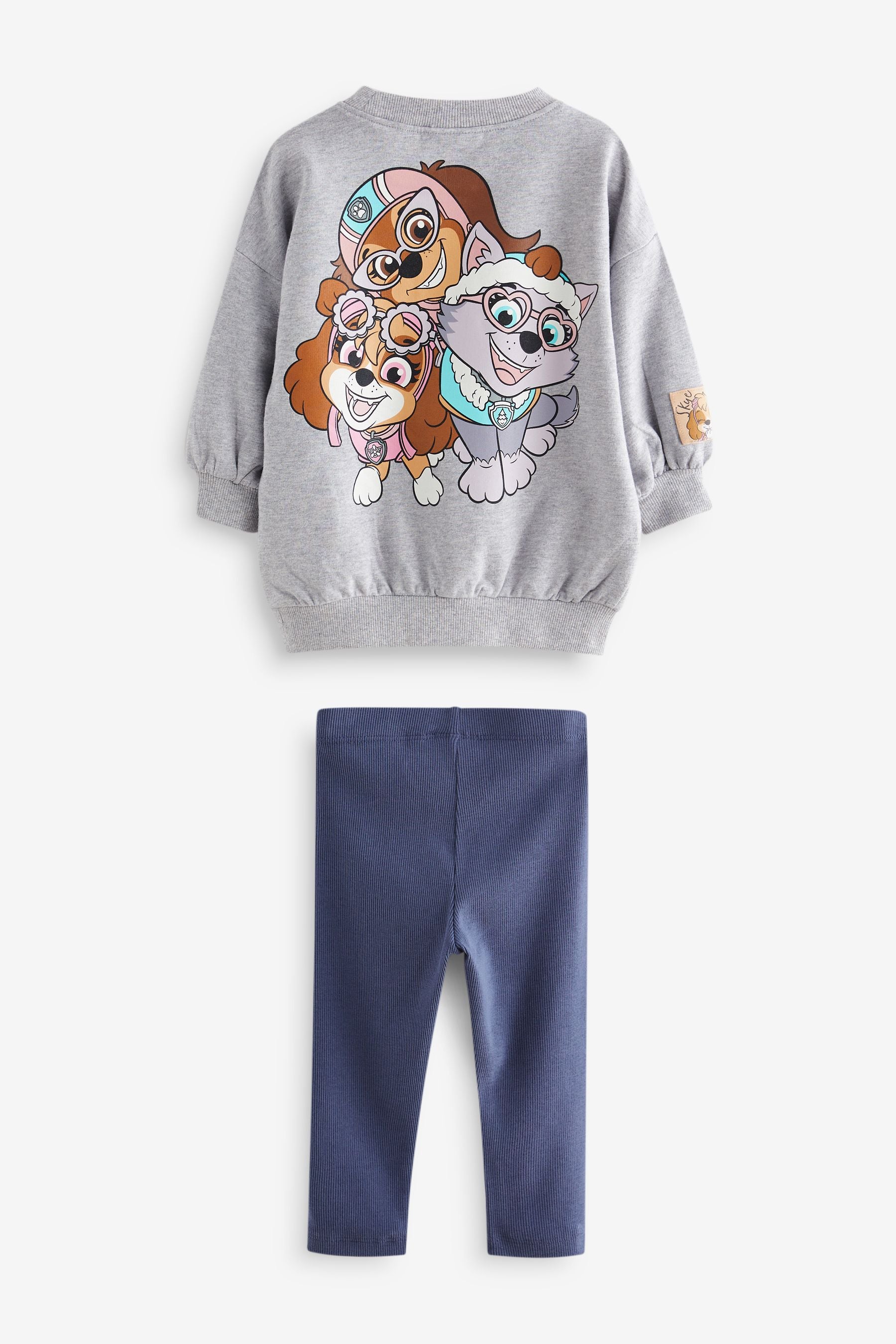 Grey Paw Patrol Long Sleeve T-Shirt and Legging Set (3mths-7yrs)