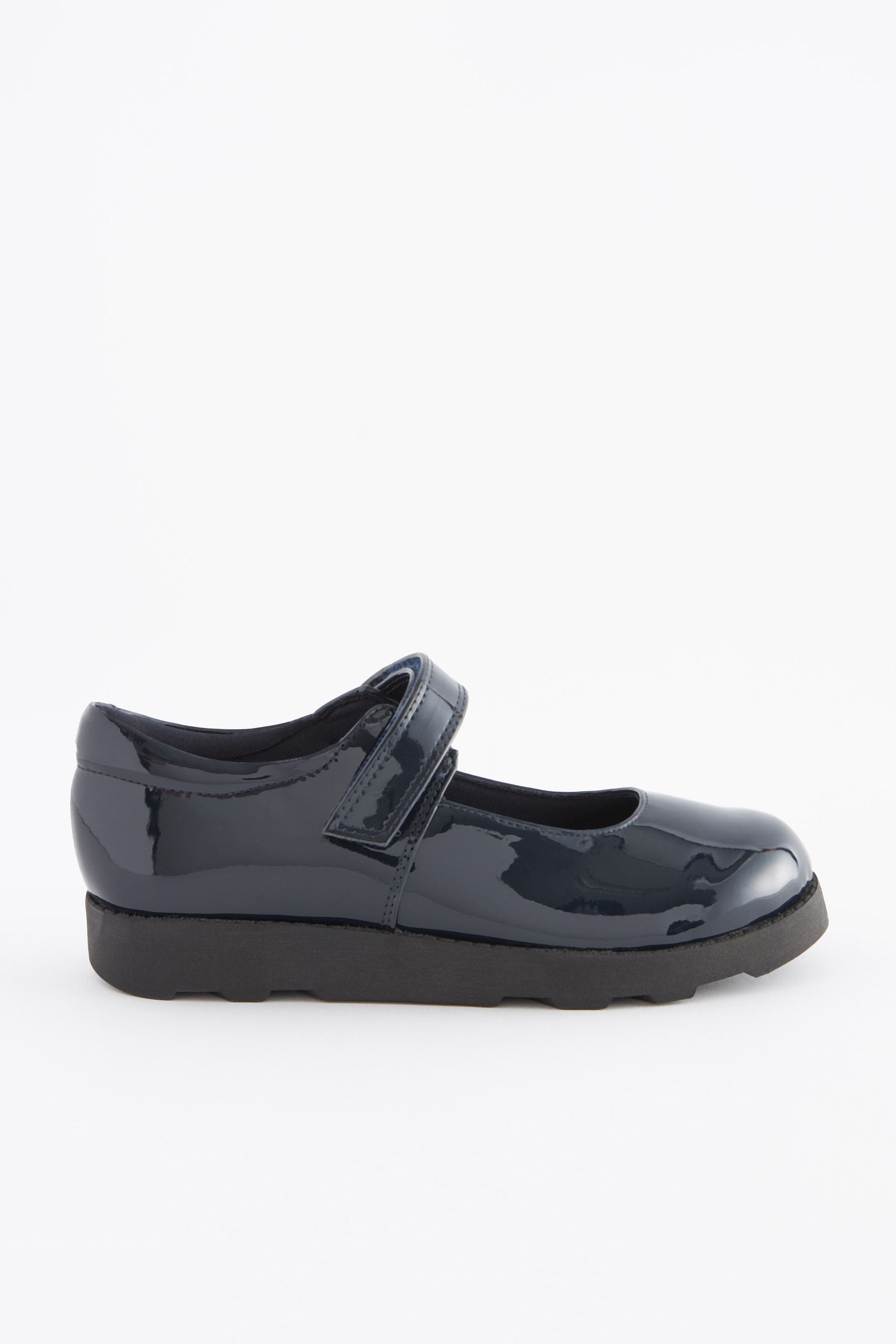 Navy Patent Junior School Mary Jane Shoes