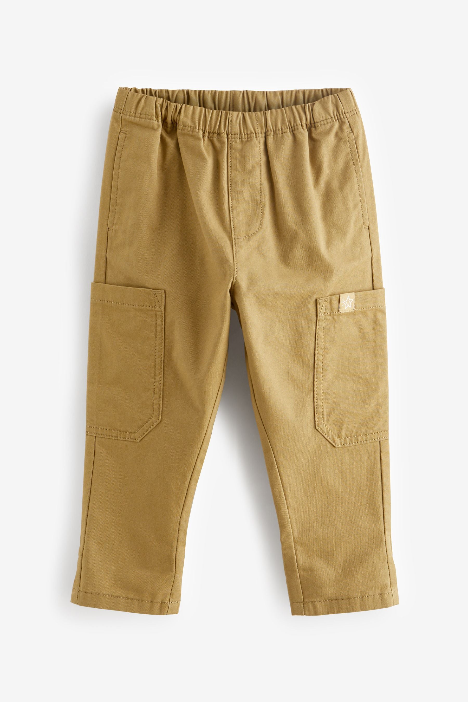 Stone Side Pocket Pull-On Trousers (3mths-7yrs)