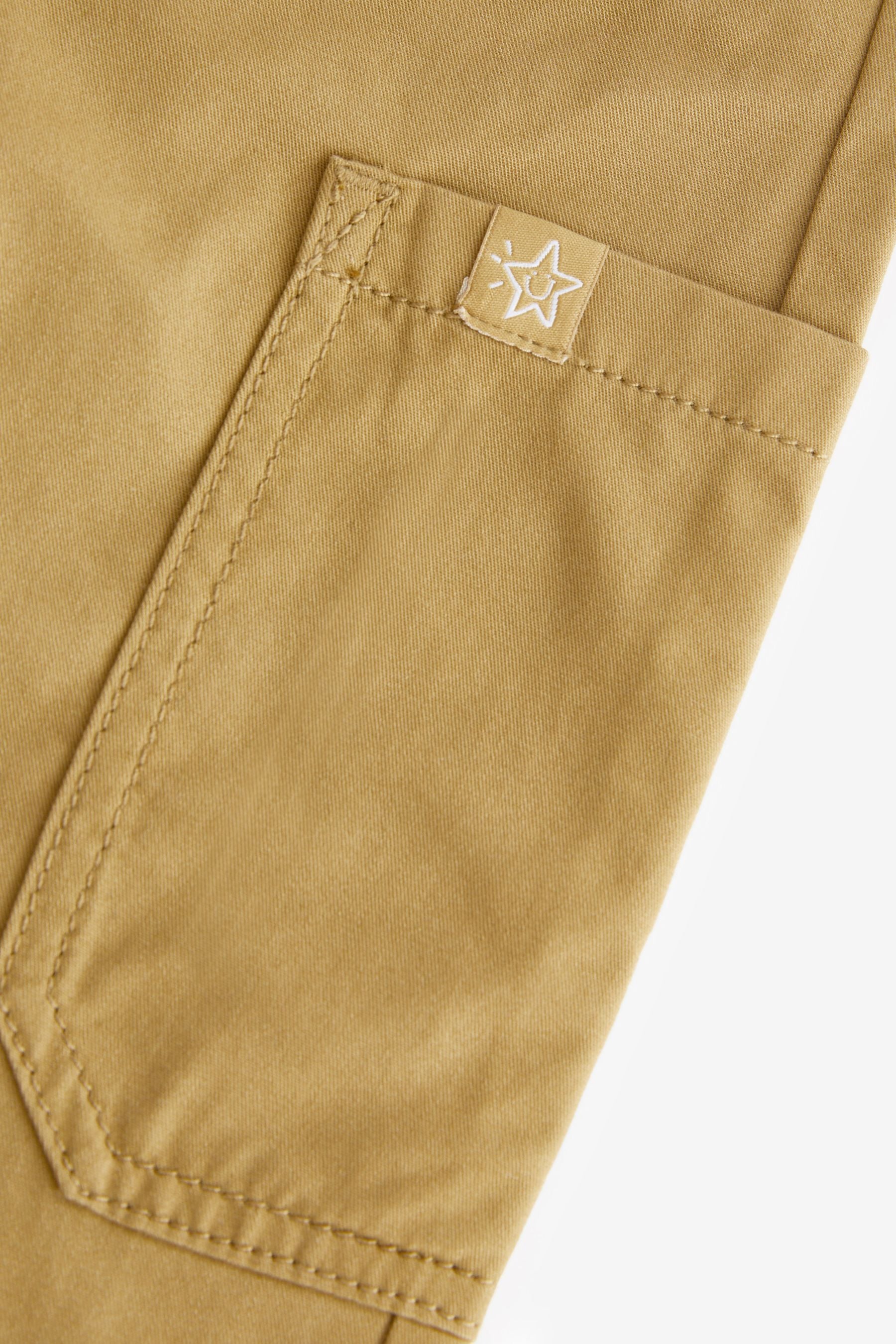 Stone Side Pocket Pull-On Trousers (3mths-7yrs)