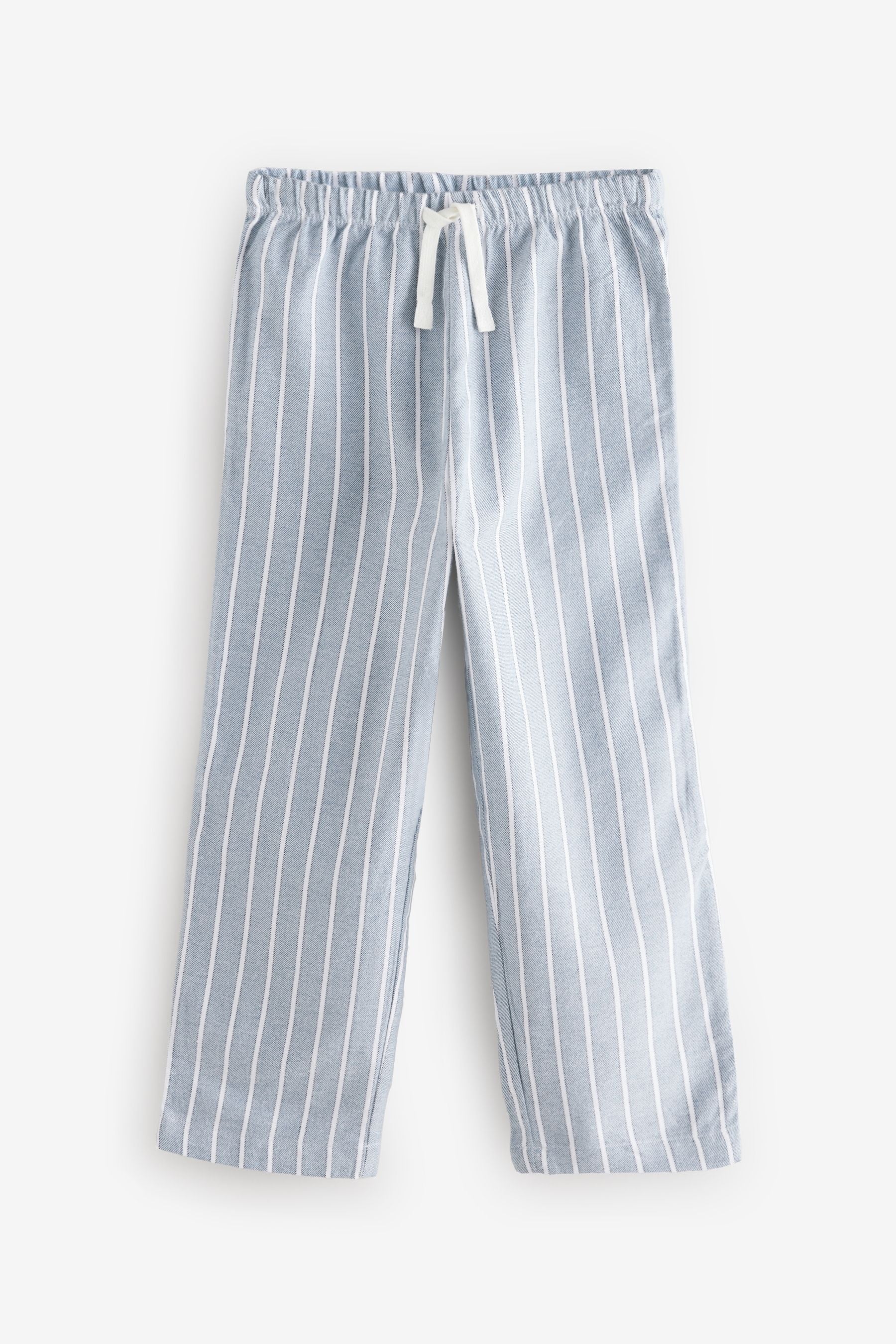 Blue Stripe Single Woven 100% Cotton Pyjamas (3-16yrs)