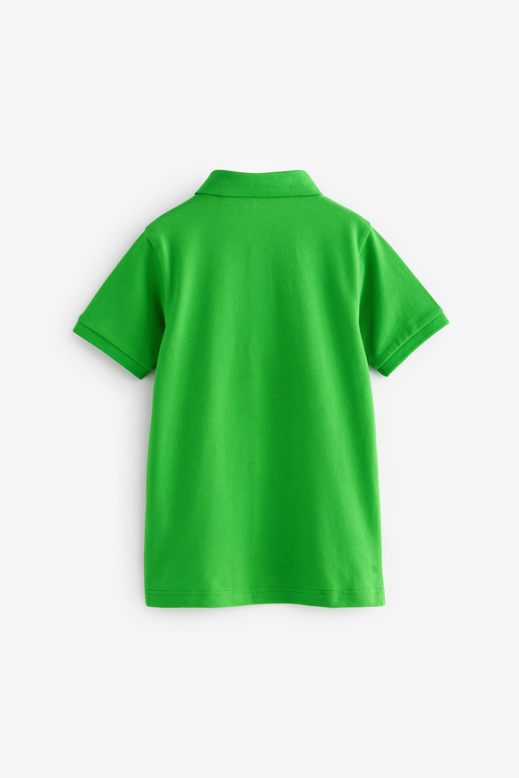 Green Bright Short Sleeve Polo Shirt (3-16yrs)