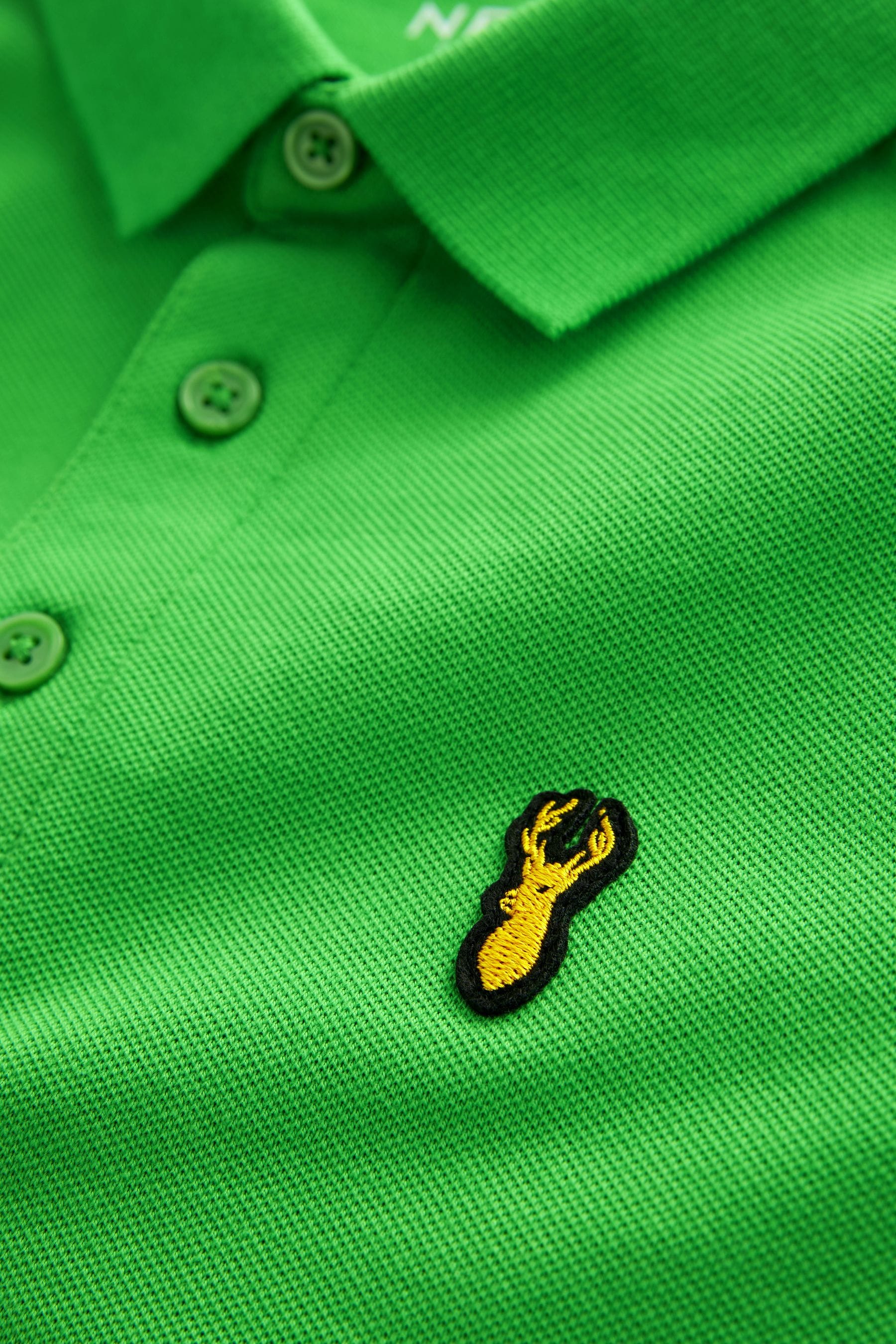 Green Bright Short Sleeve Polo Shirt (3-16yrs)