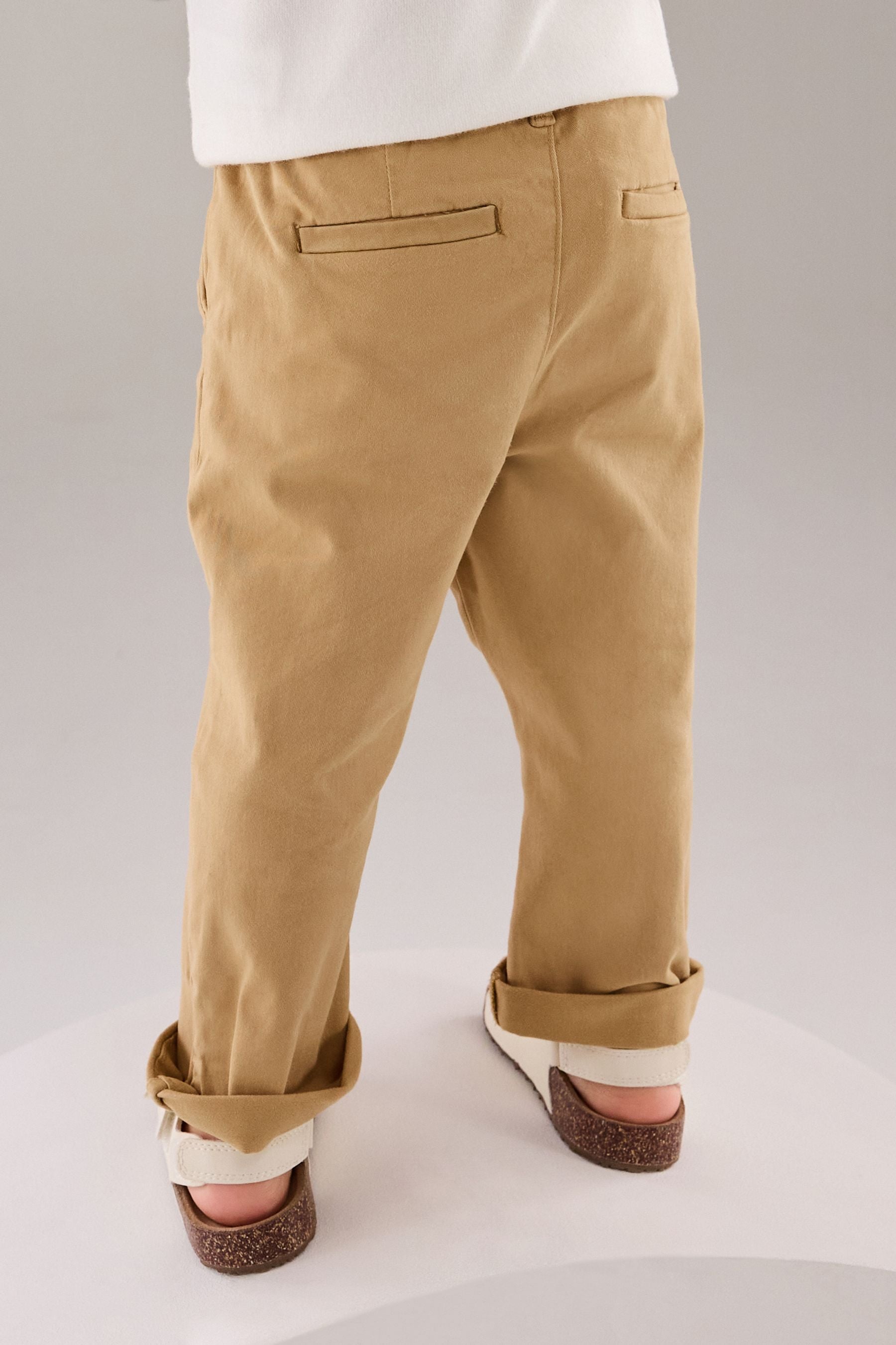 Ochre Yellow Stretch Chinos Trousers (3mths-7yrs)