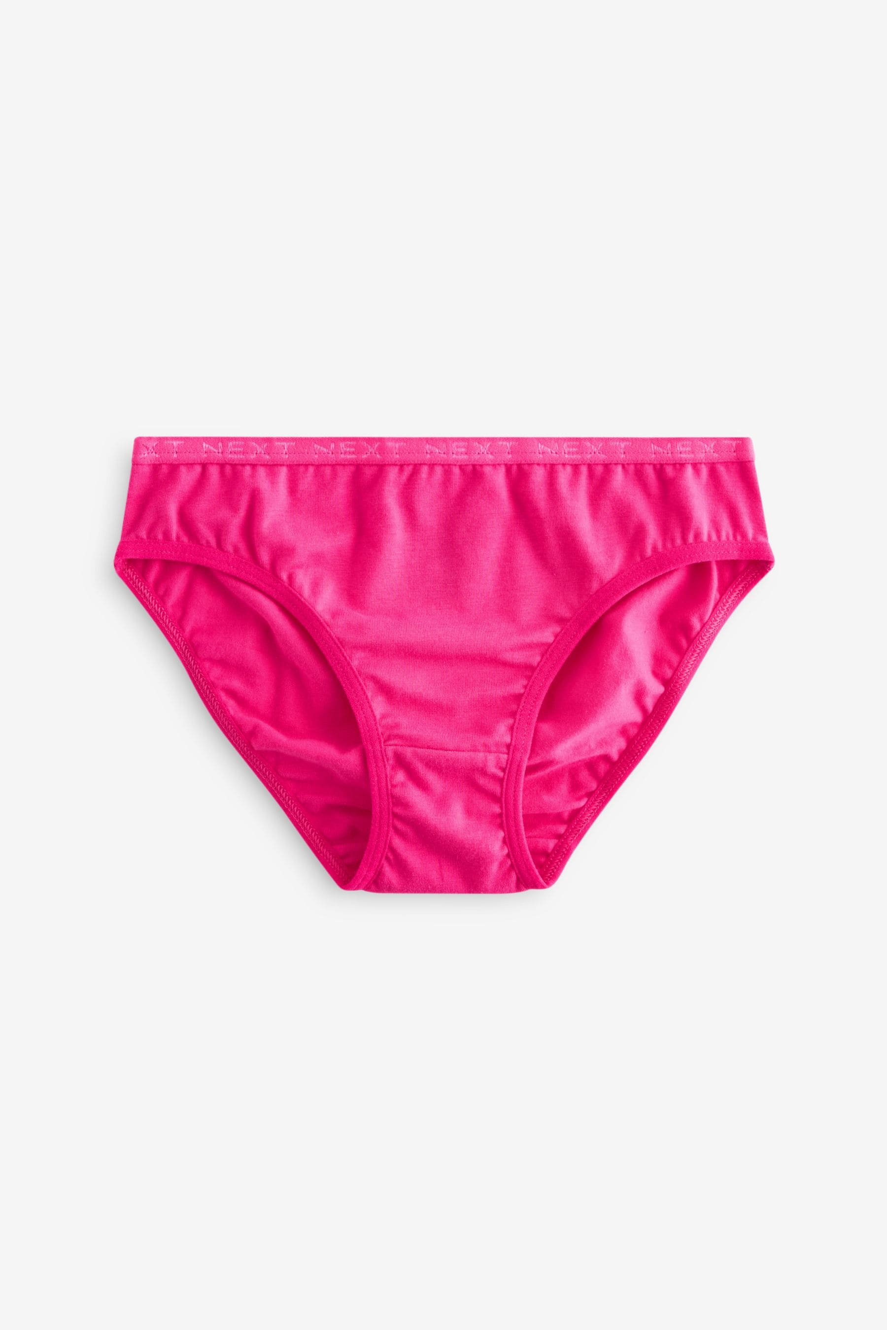 Bright Pink Bikini Briefs 7 Pack (5-16yrs)