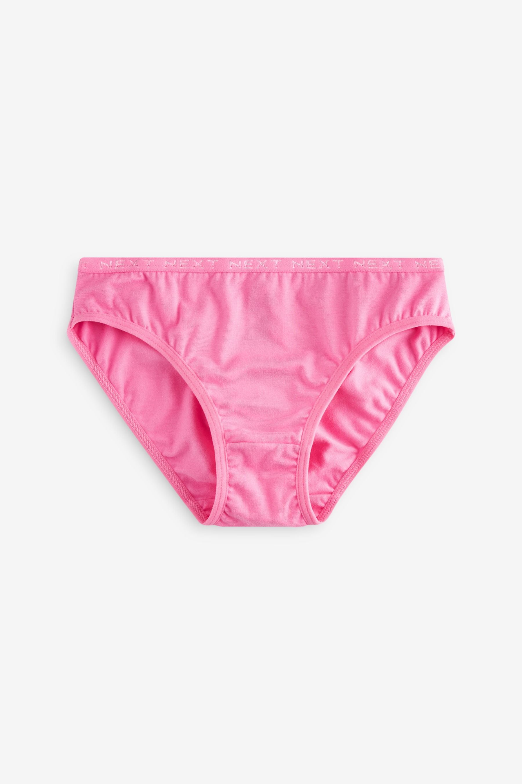 Bright Pink Bikini Briefs 7 Pack (5-16yrs)