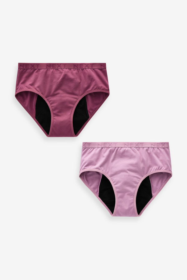 Purple Heavy Flow Period Pants 2 Pack (7-16yrs)