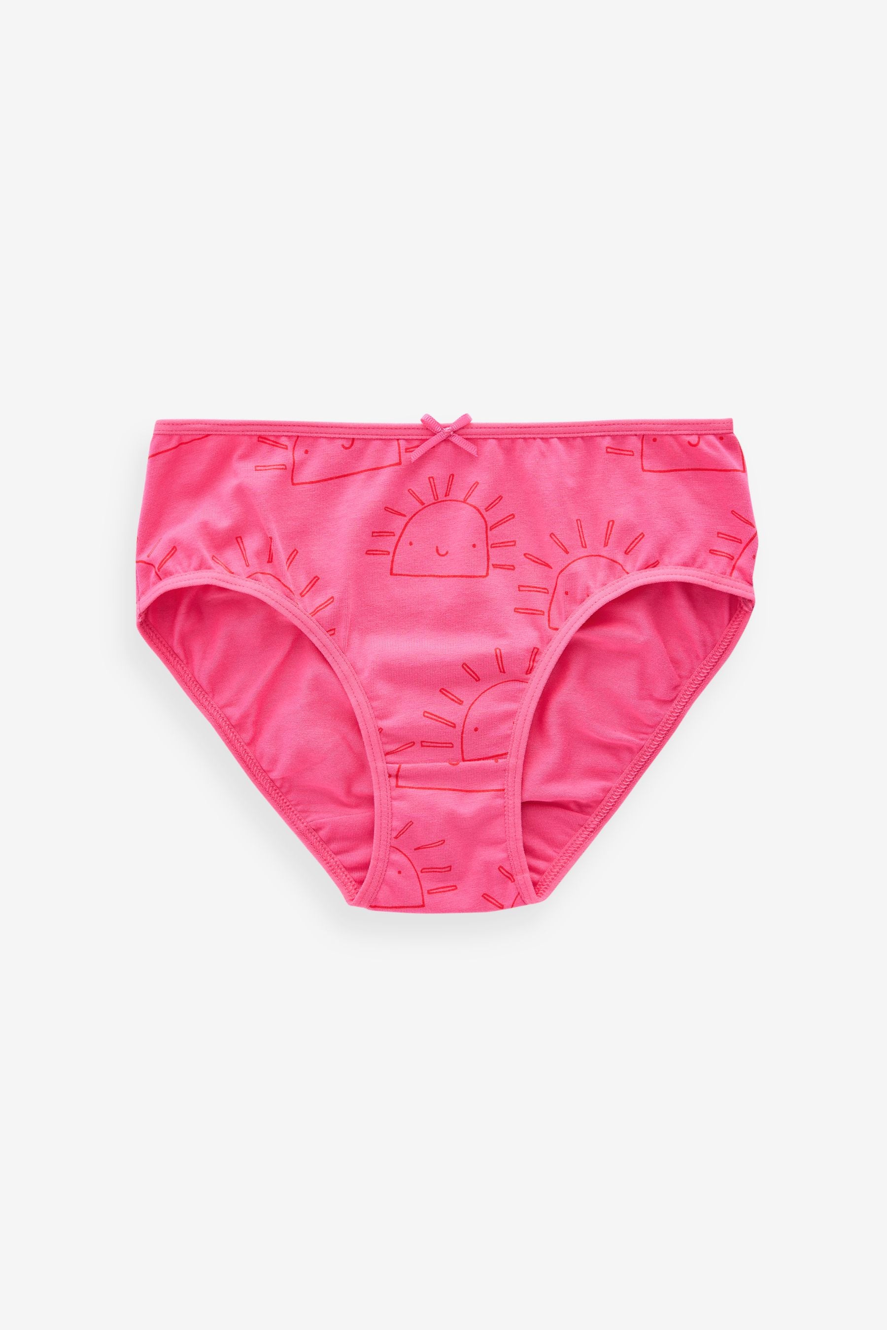 Pink/Orange Briefs 10 Pack (2-16yrs)