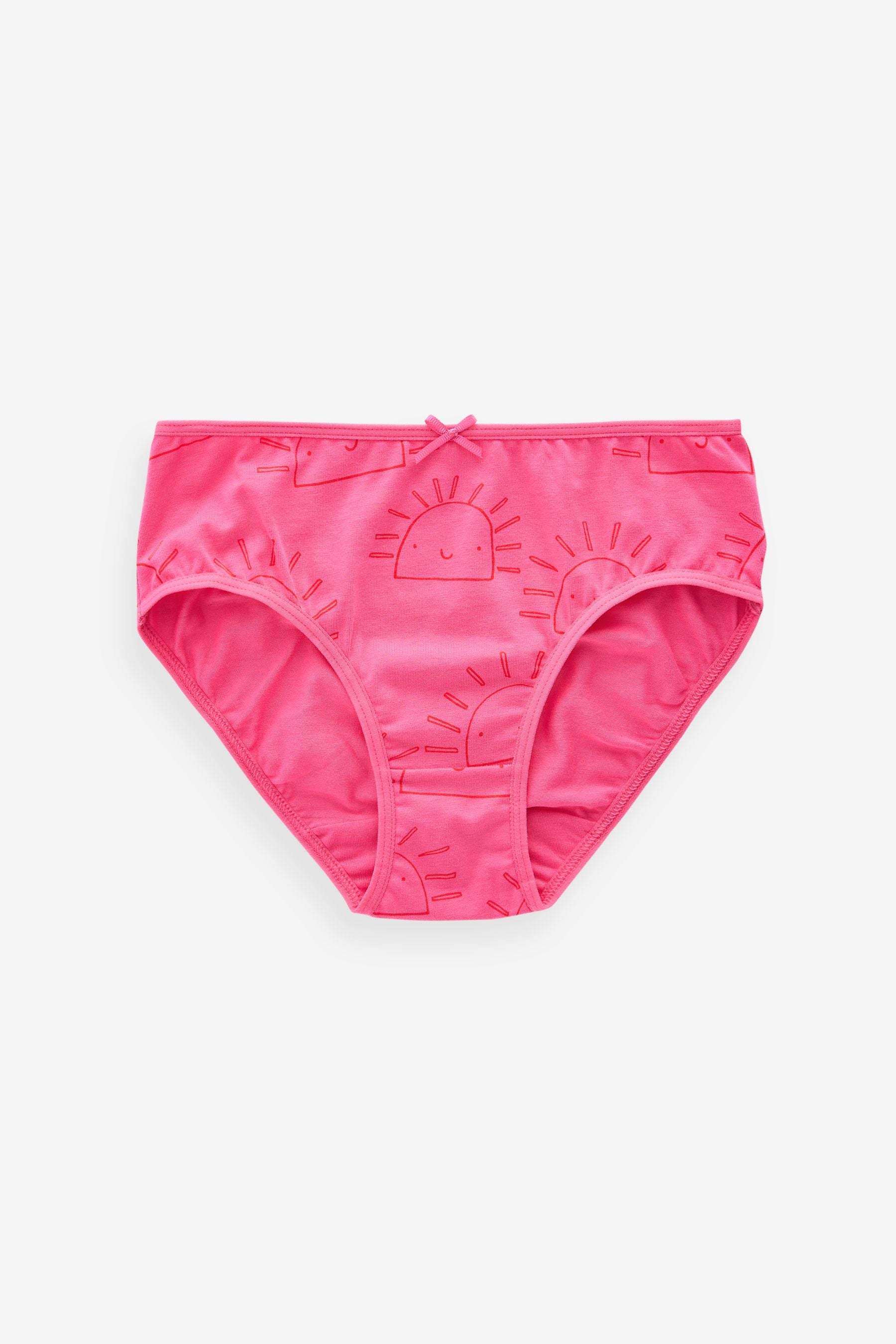 Pink/Orange Briefs 10 Pack (2-16yrs)