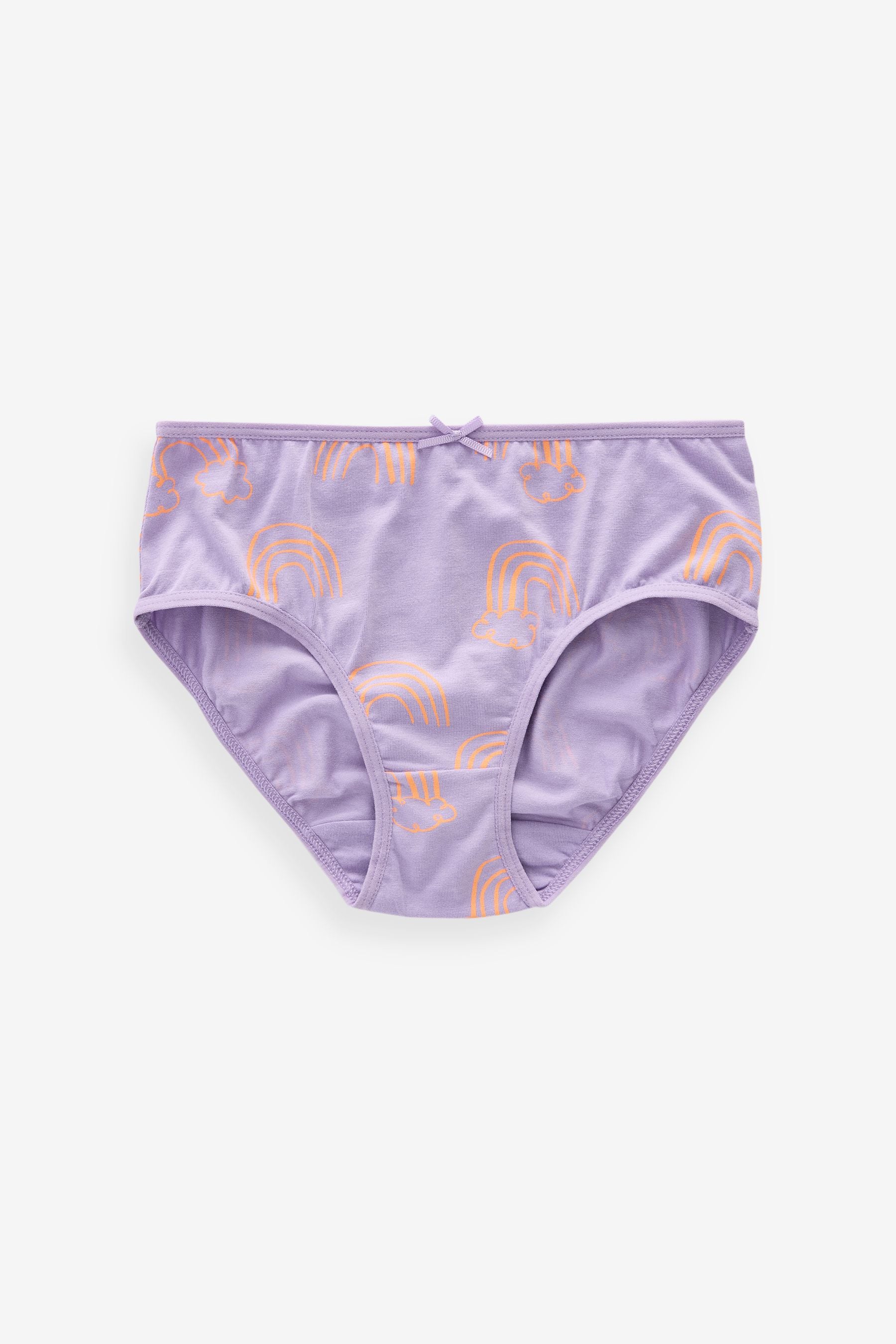 Pink/Orange Briefs 10 Pack (2-16yrs)