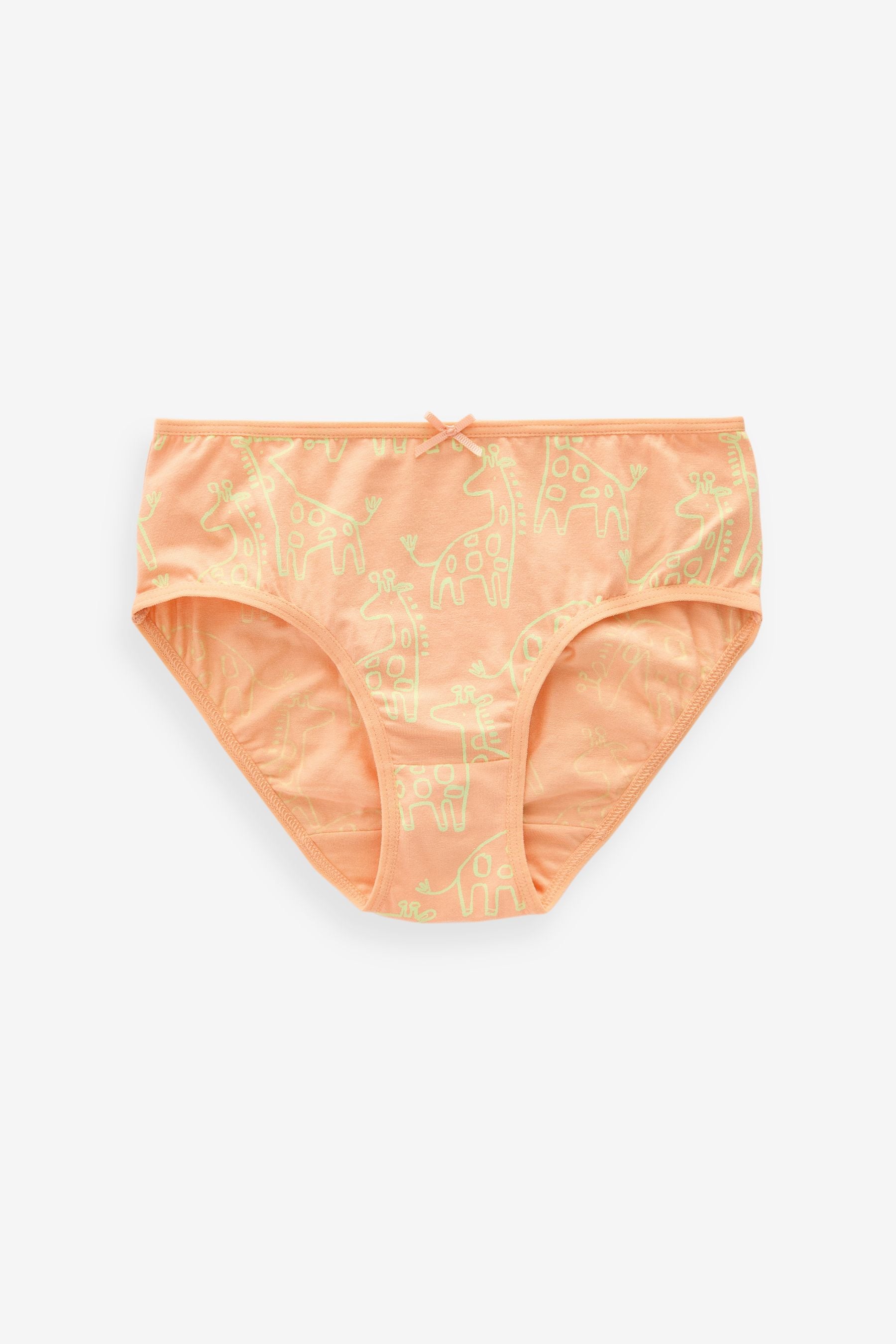 Pink/Orange Briefs 10 Pack (2-16yrs)