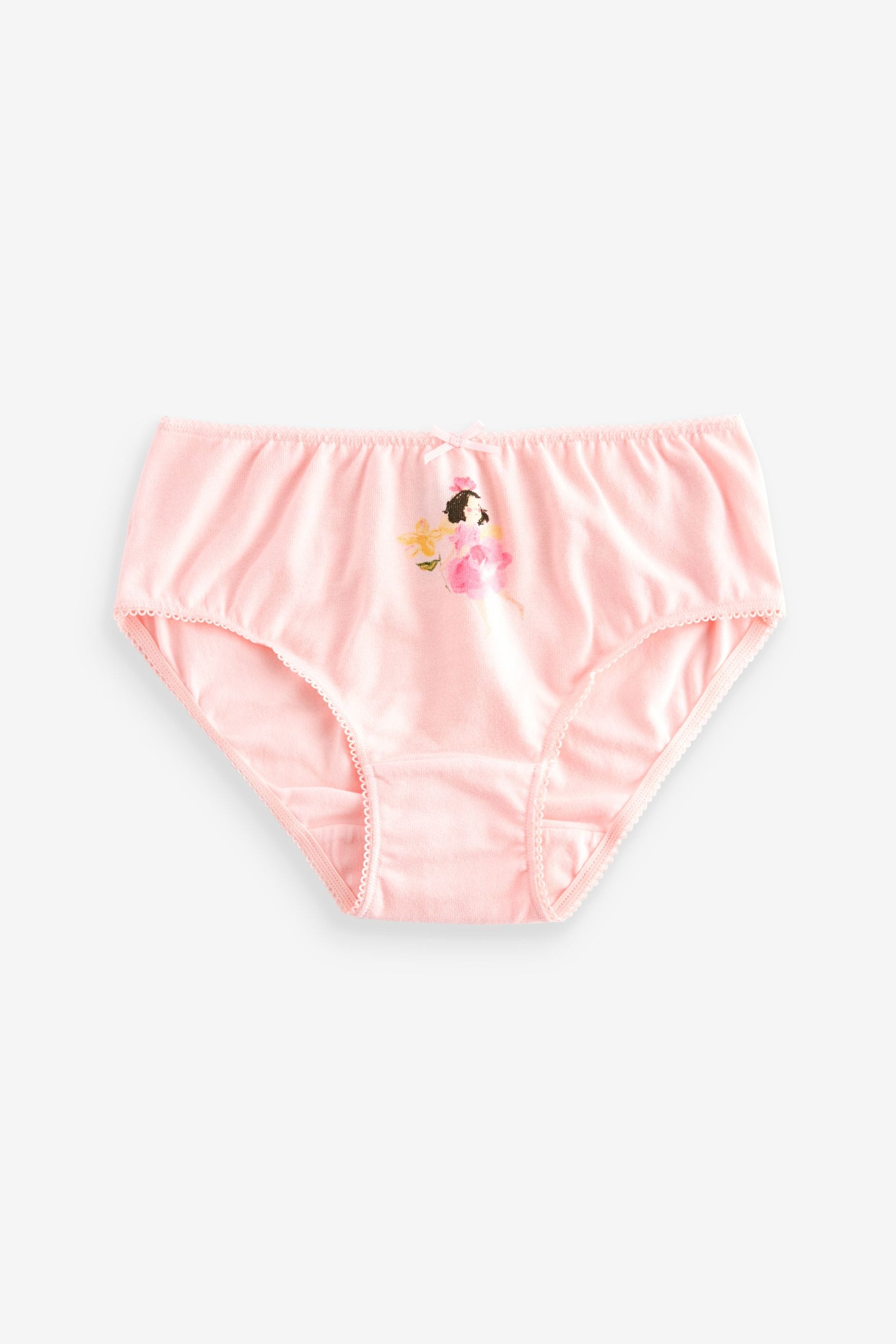 Pink Fairy Print Briefs 7 Pack (1.5-16yrs)