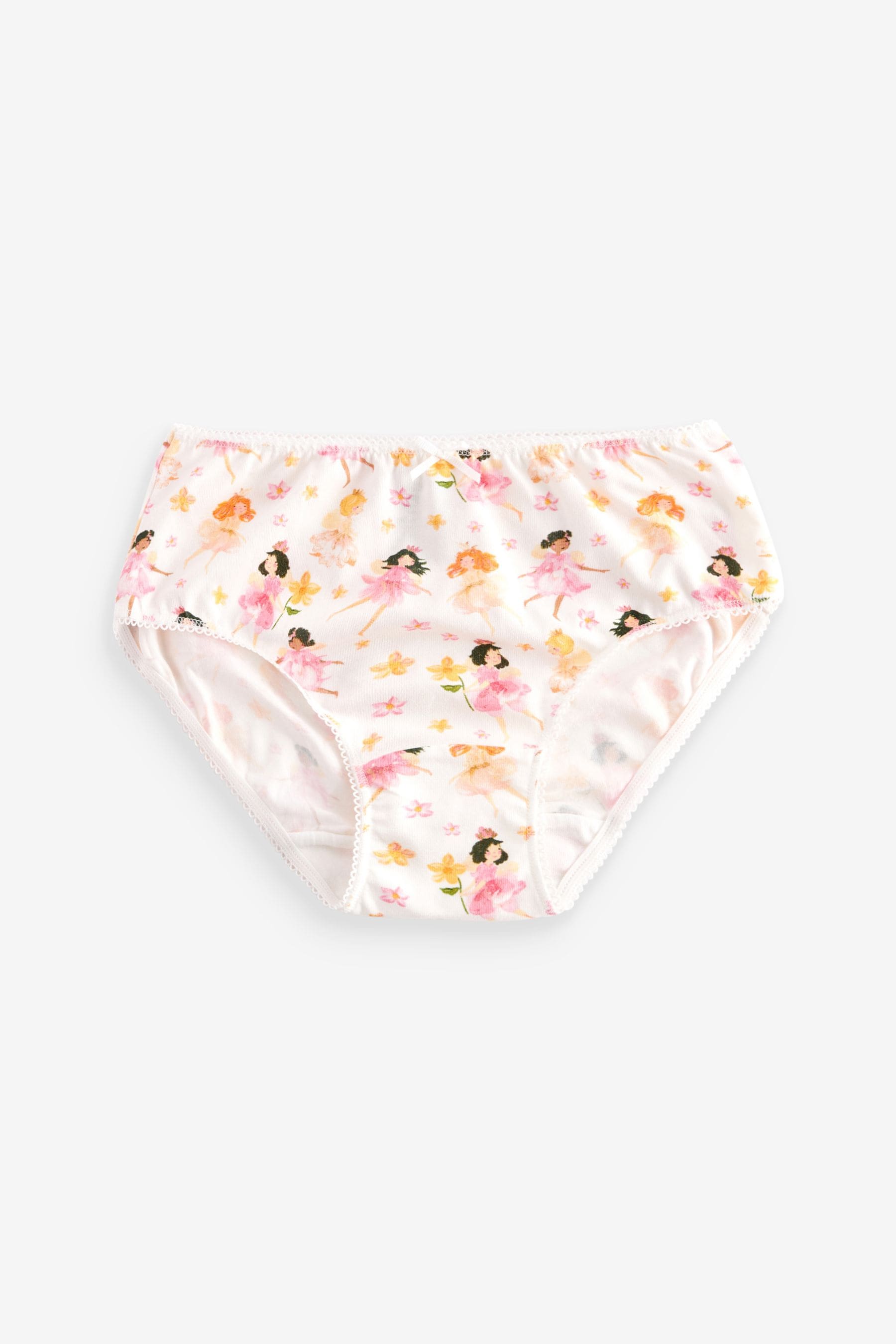 Pink Fairy Print Briefs 7 Pack (1.5-16yrs)