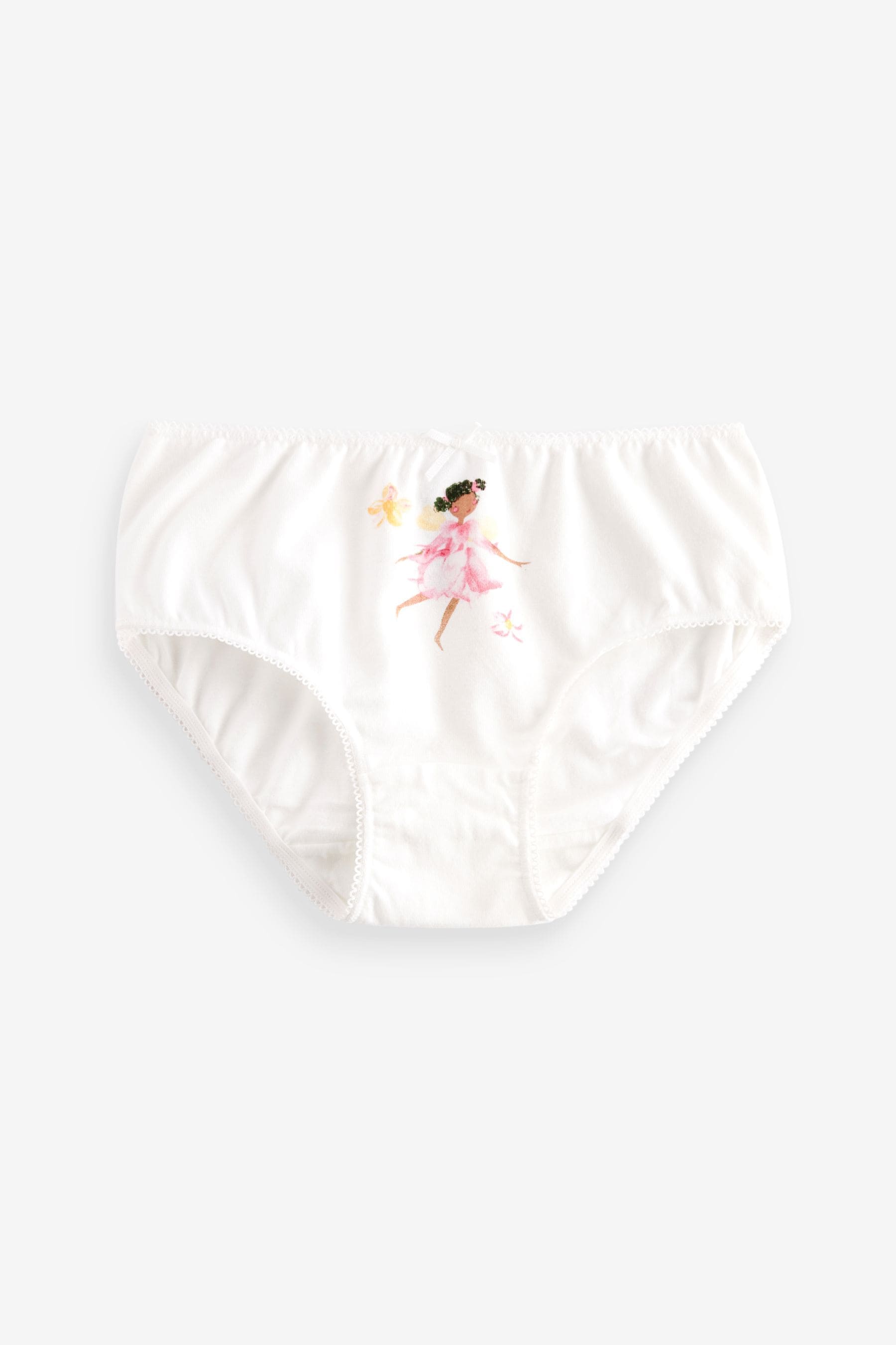 Pink Fairy Print Briefs 7 Pack (1.5-16yrs)