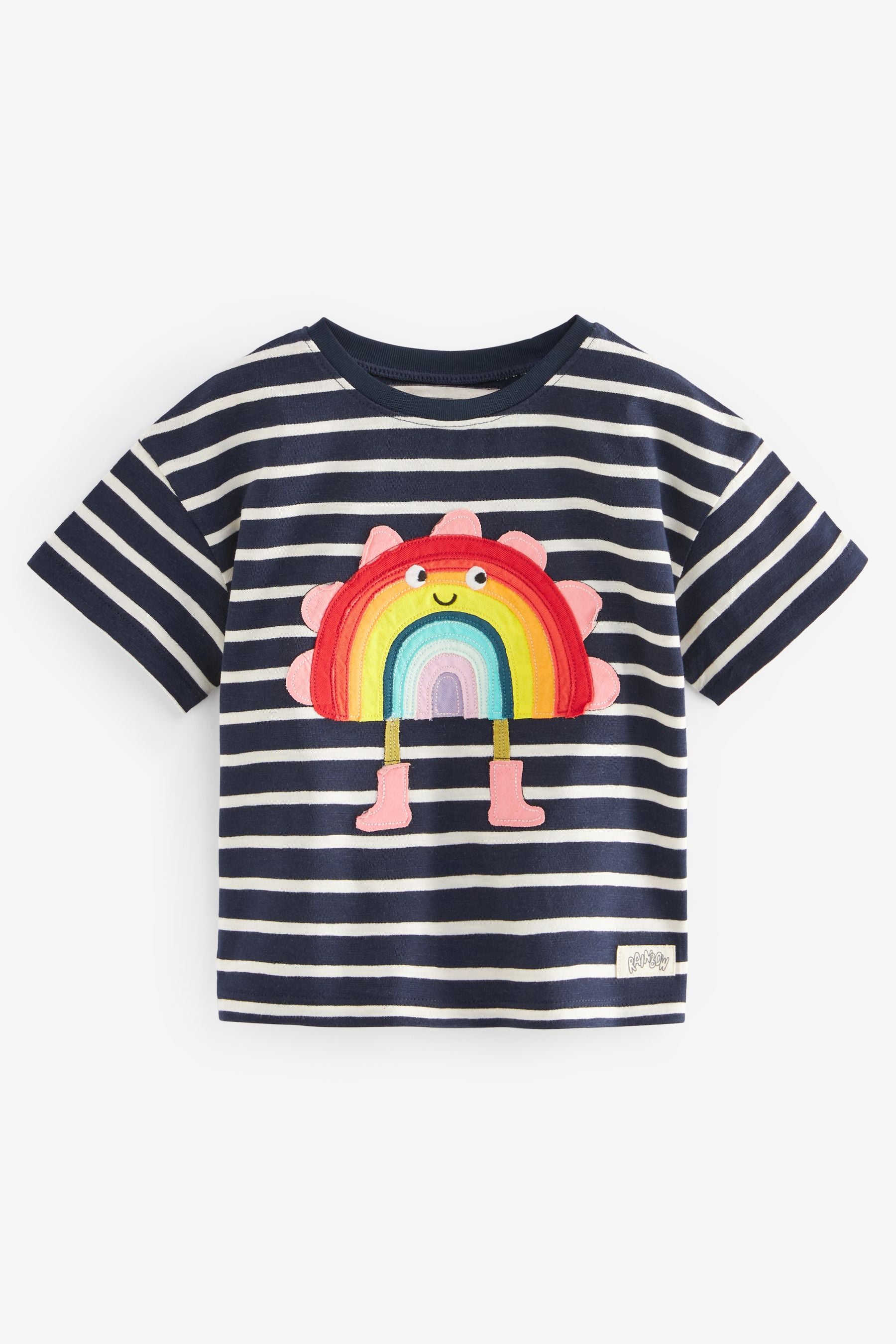 Rainbow Short Sleeve 100% Cotton T-Shirts 4 Pack (3mths-7yrs)