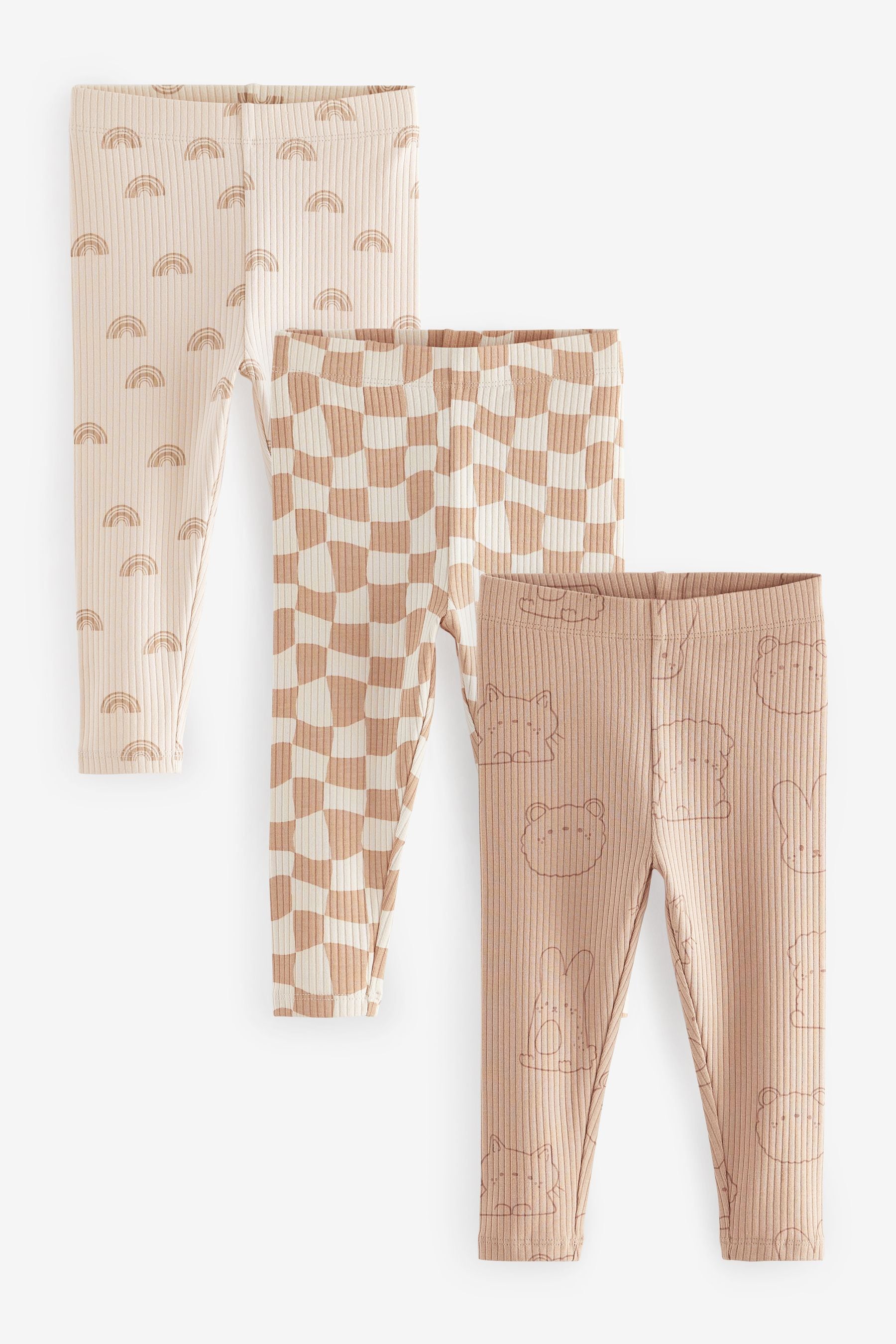 Neutral Leggings 3 Pack (3mths-7yrs)